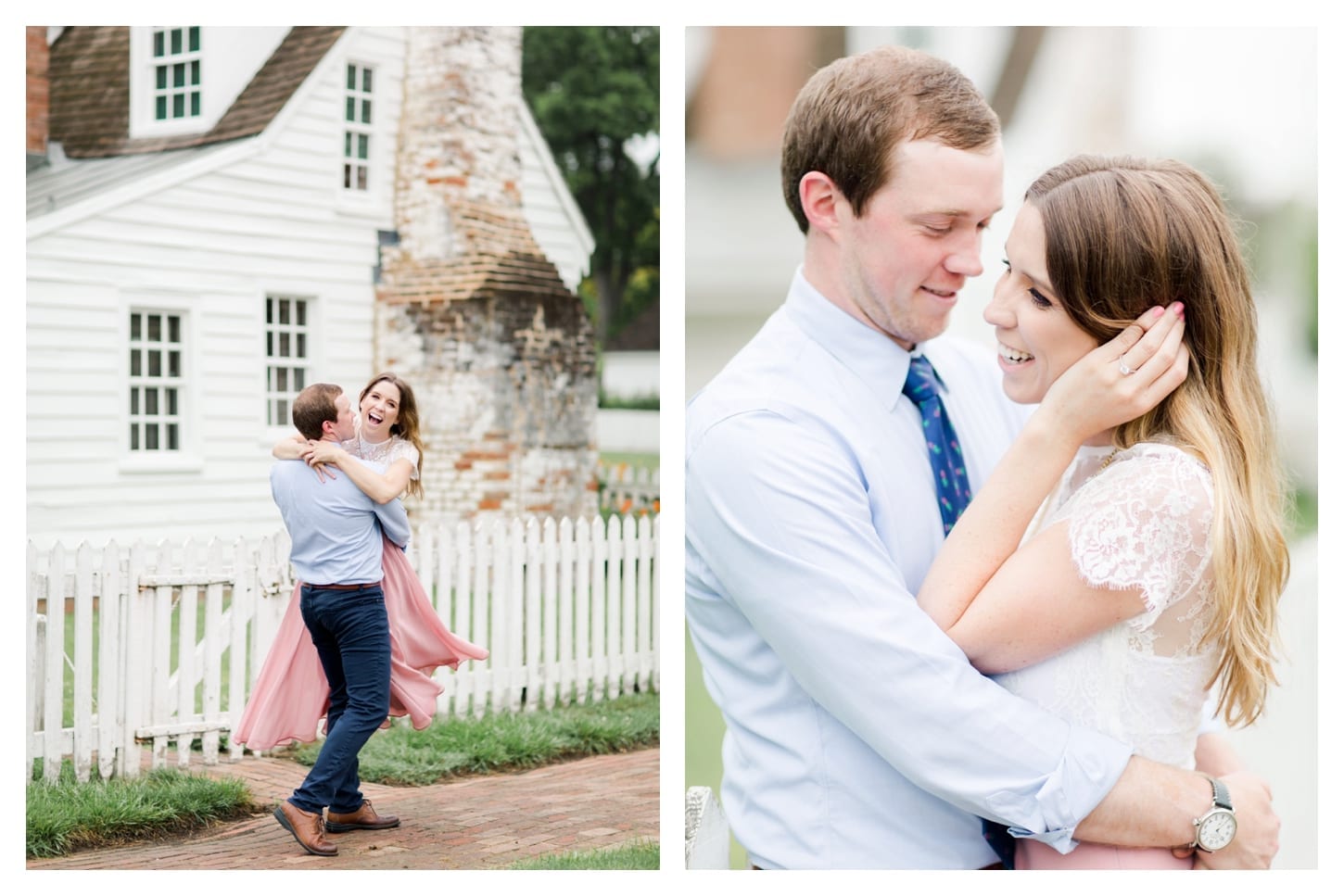 Colonial Williamsburg Virginia engagement photographer