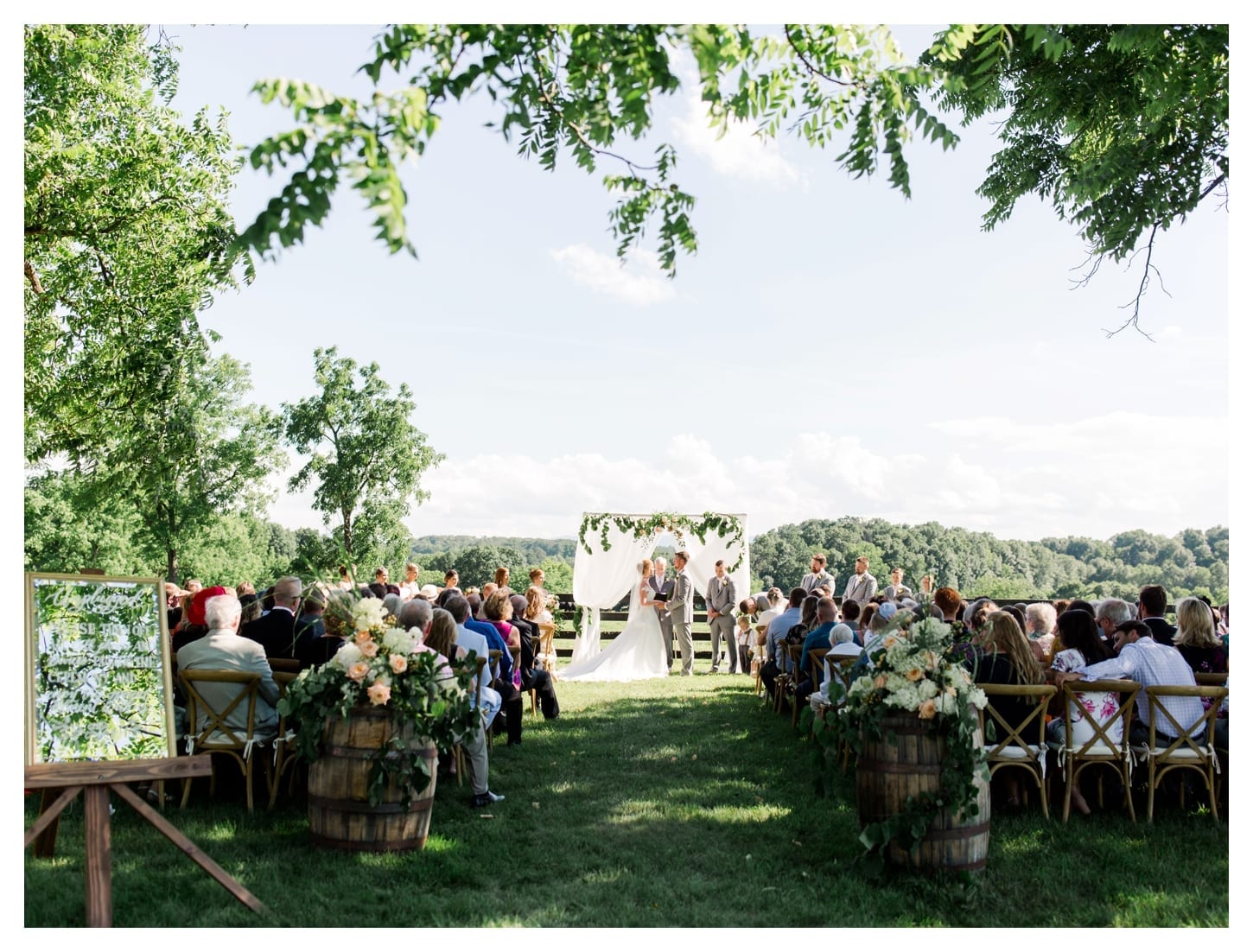 Red August Farm wedding photographer