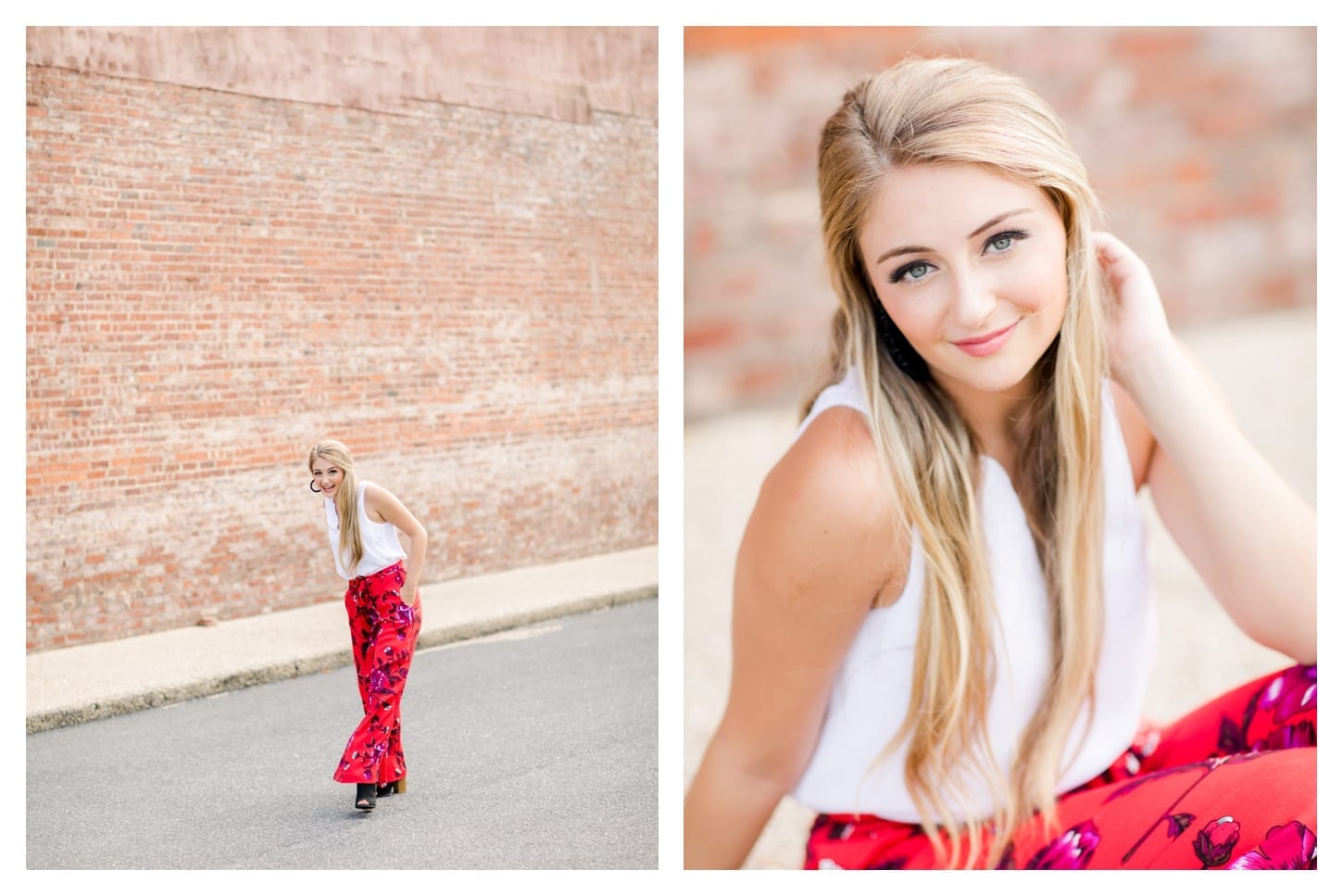 Harrisonburg Virginia senior portrait photographer