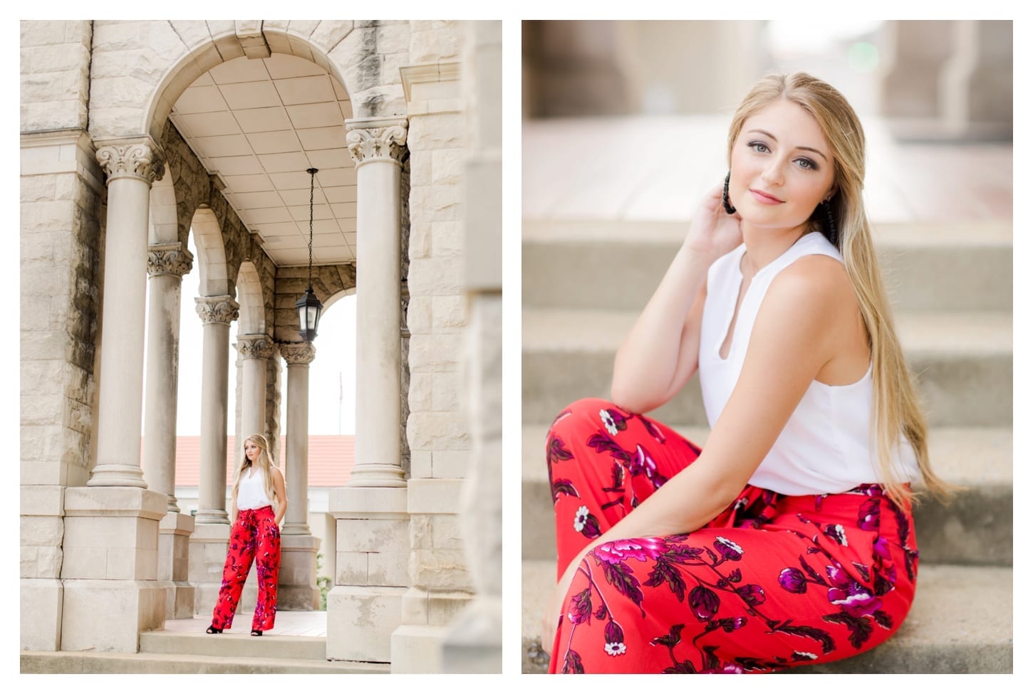 Harrisonburg Virginia senior portrait photographer