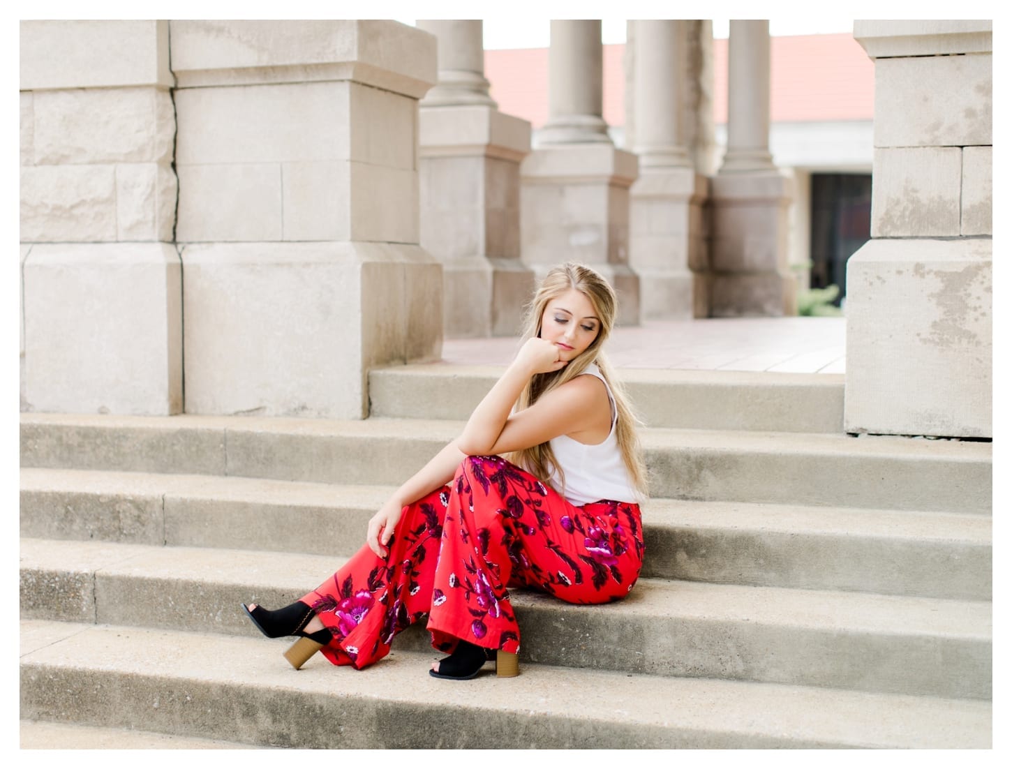 Harrisonburg Virginia senior portrait photographer