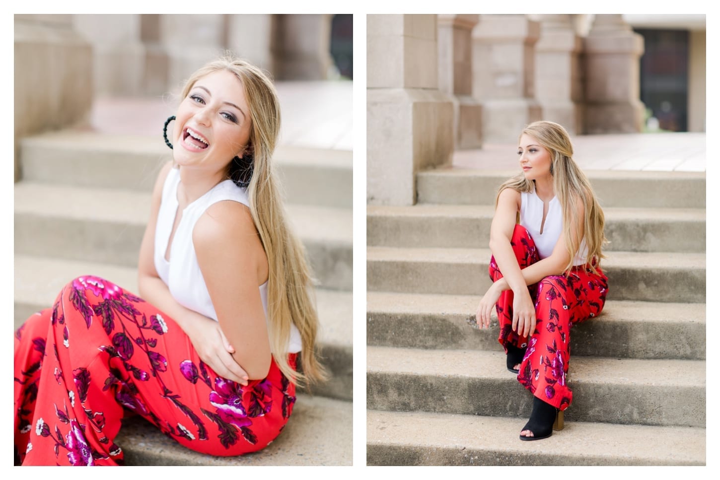 Harrisonburg Virginia senior portrait photographer