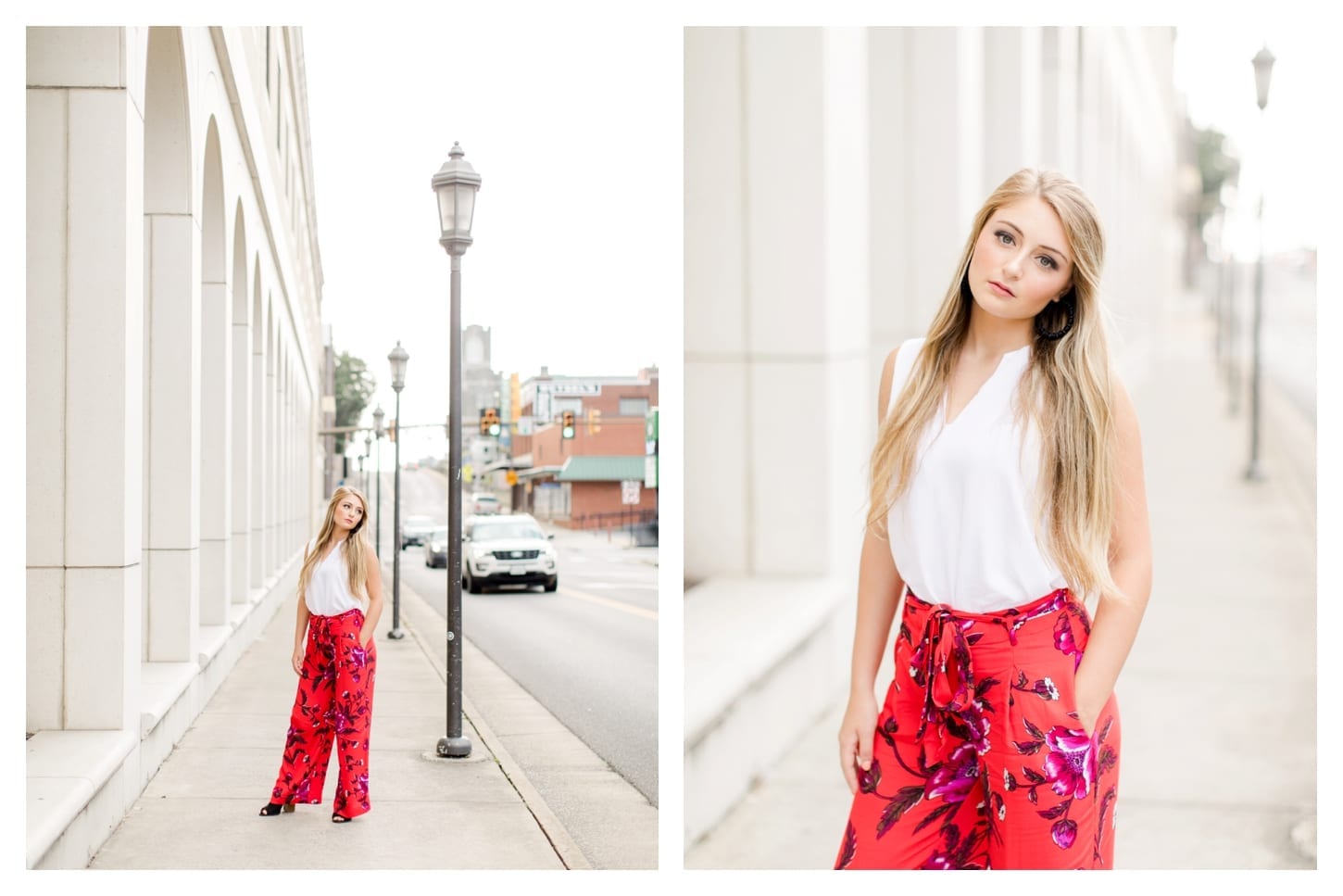 Harrisonburg Virginia senior portrait photographer