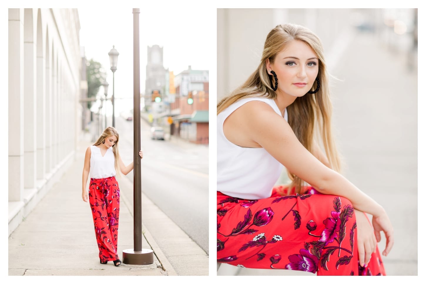 Harrisonburg Virginia senior portrait photographer