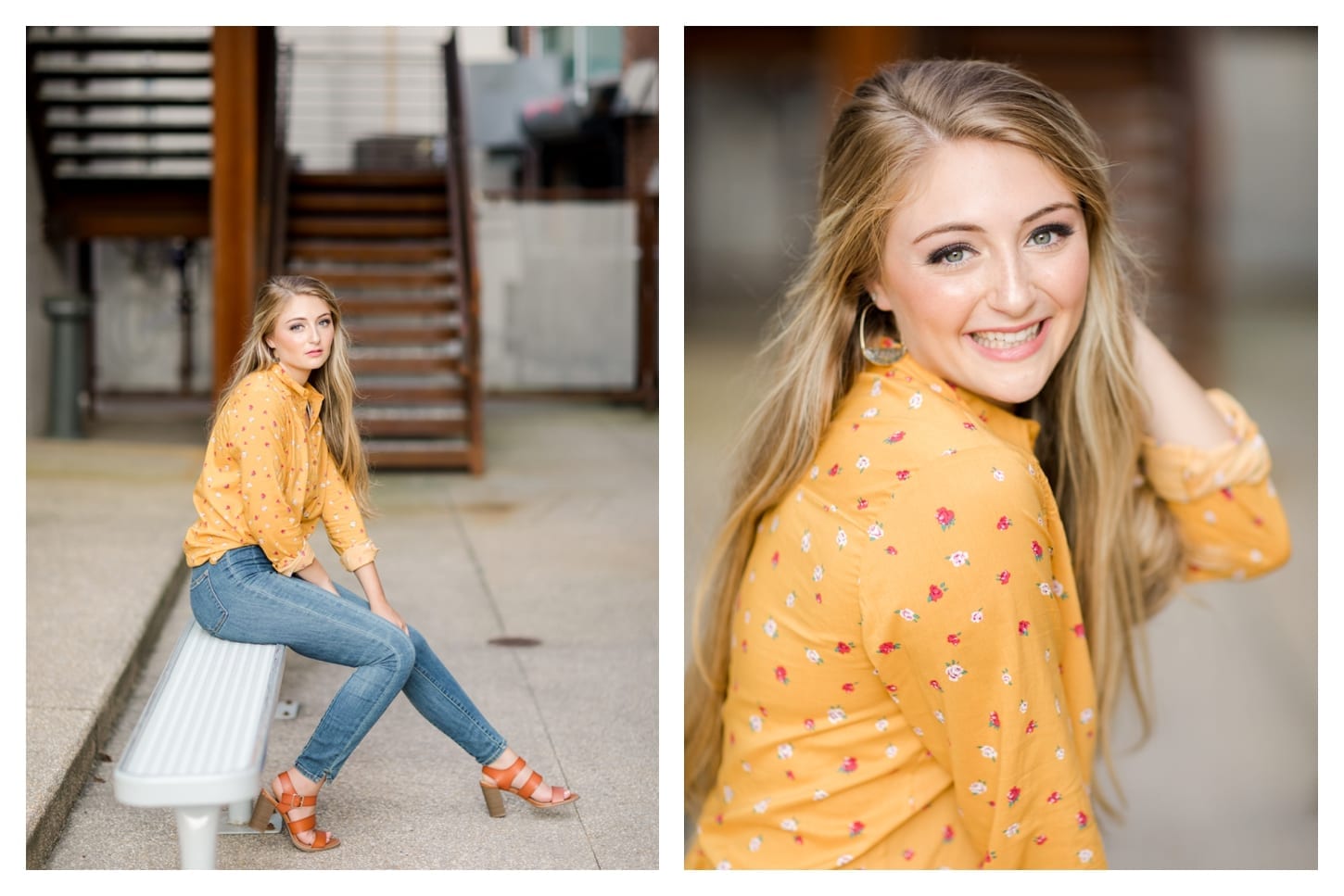 Harrisonburg Virginia senior portrait photographer