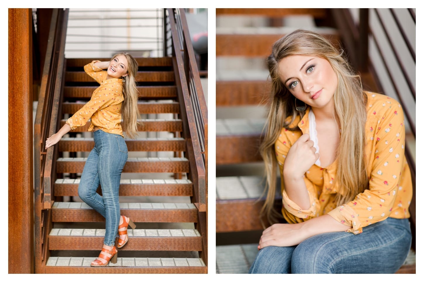 Harrisonburg Virginia senior portrait photographer