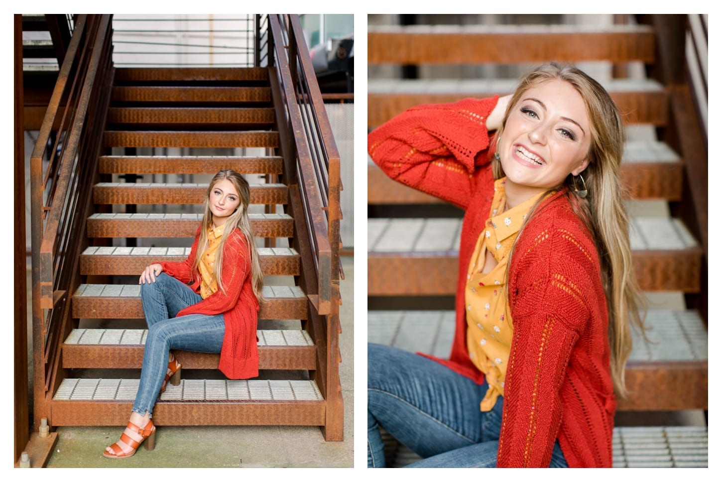 Harrisonburg Virginia senior portrait photographer