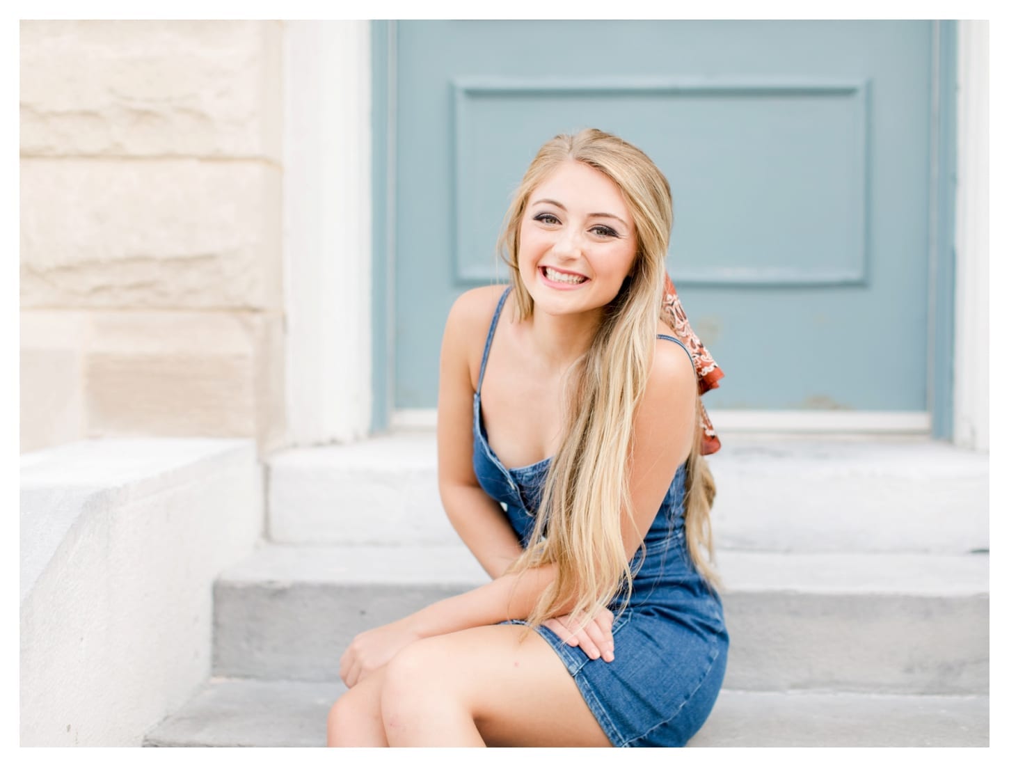 Harrisonburg Virginia senior portrait photographer