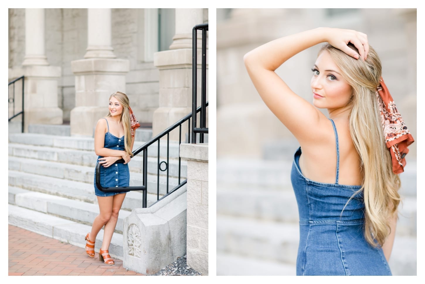 Harrisonburg Virginia senior portrait photographer