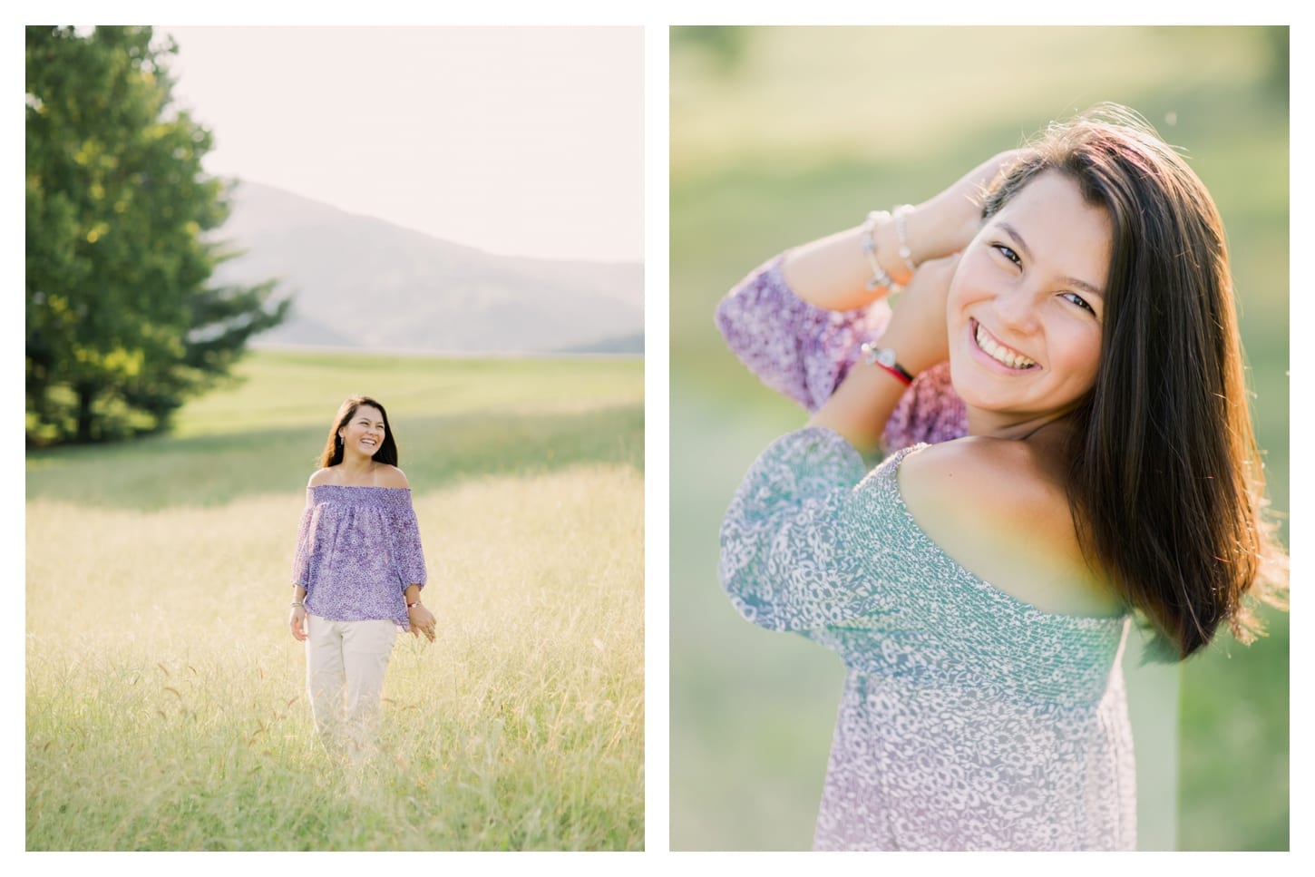 King Family Vineyards senior portrait photographer