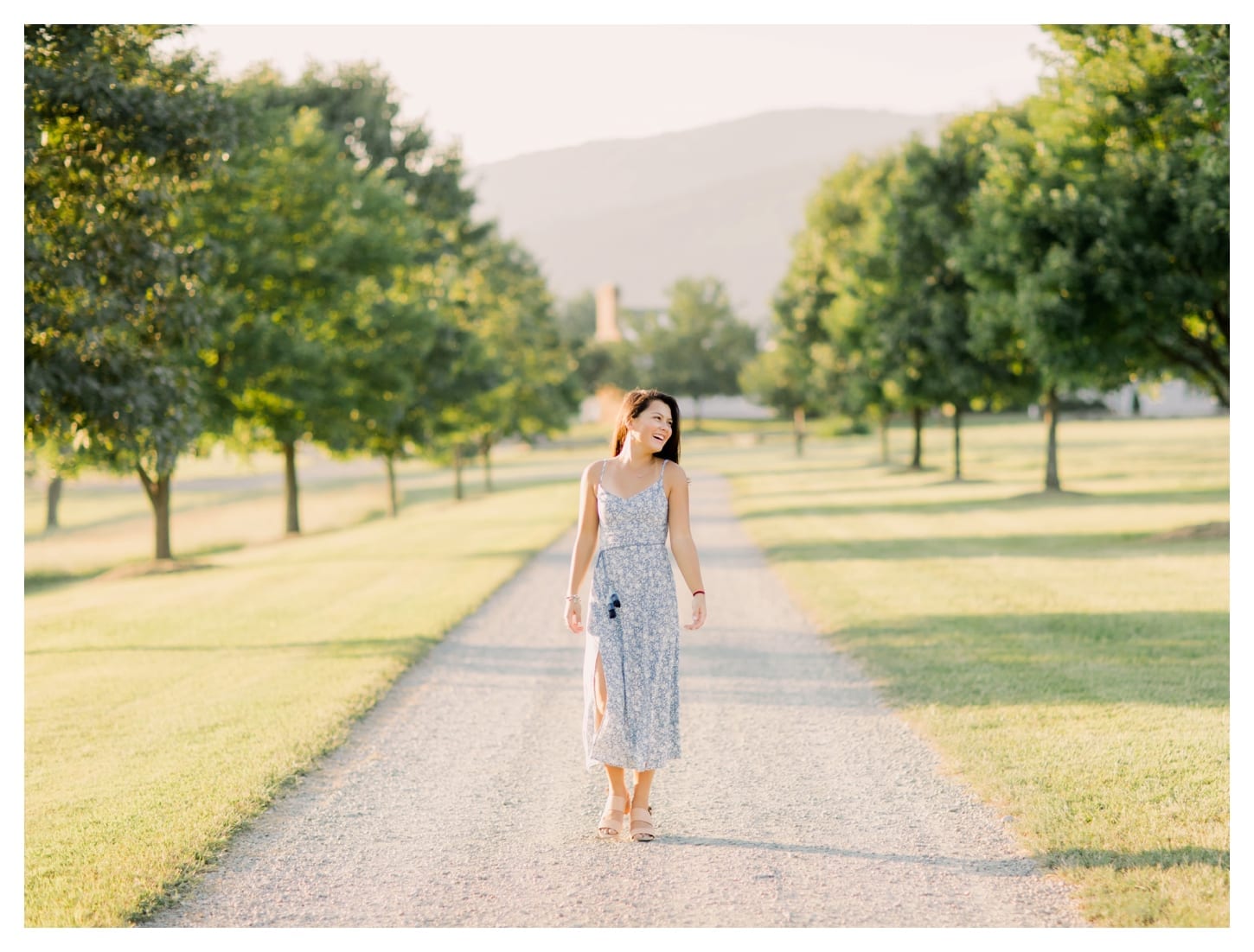 King Family Vineyards senior portrait photographer