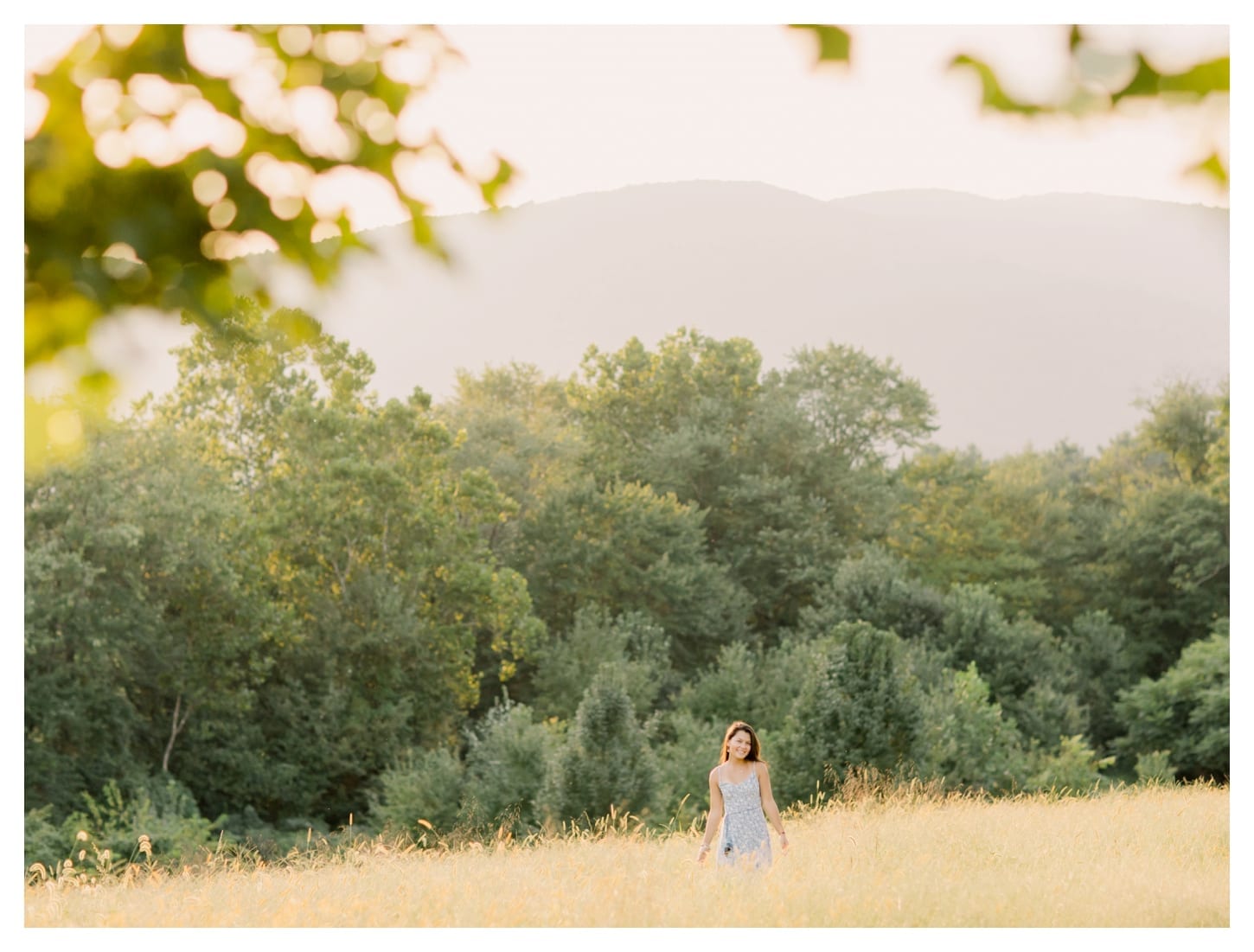 King Family Vineyards senior portrait photographer