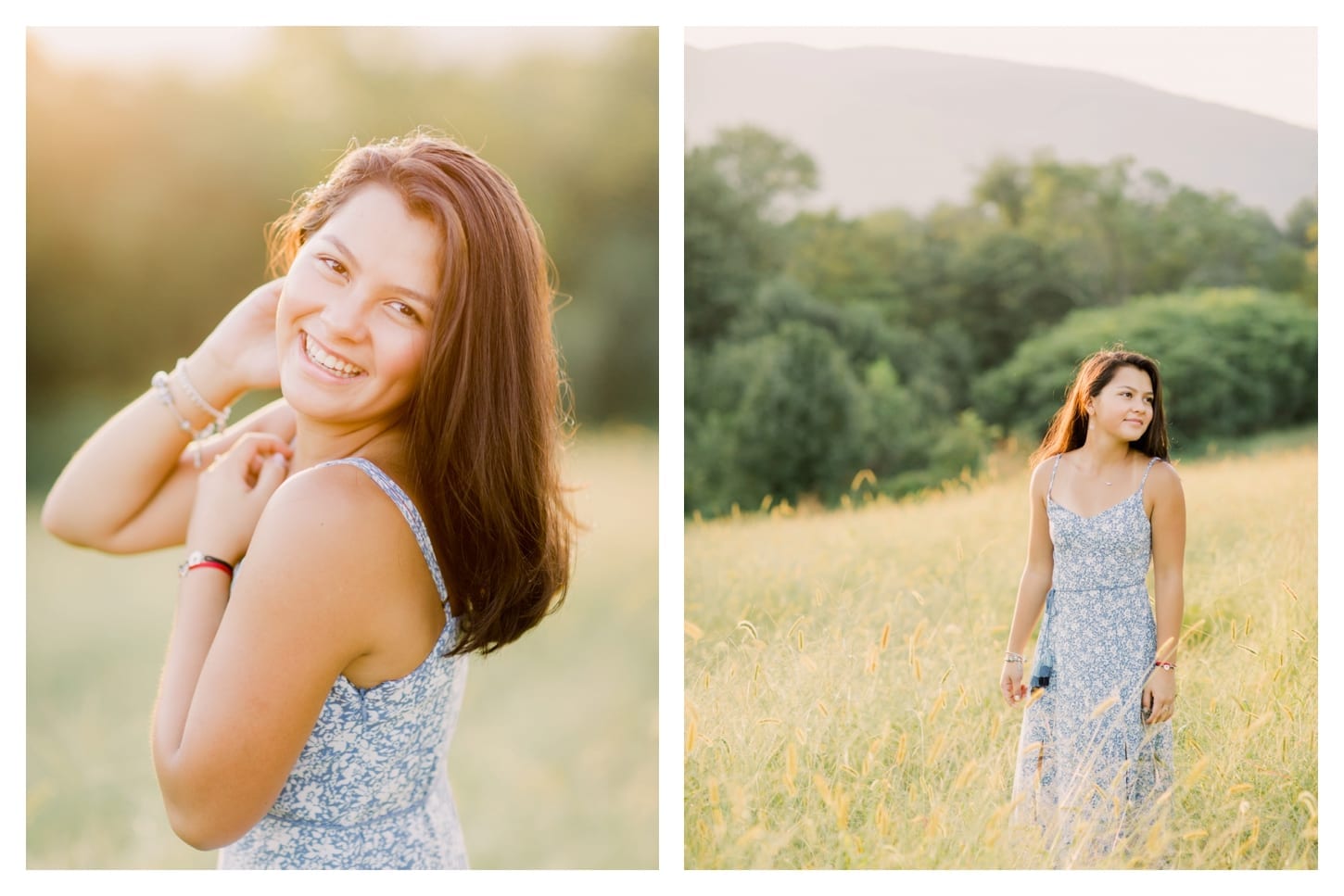 King Family Vineyards senior portrait photographer