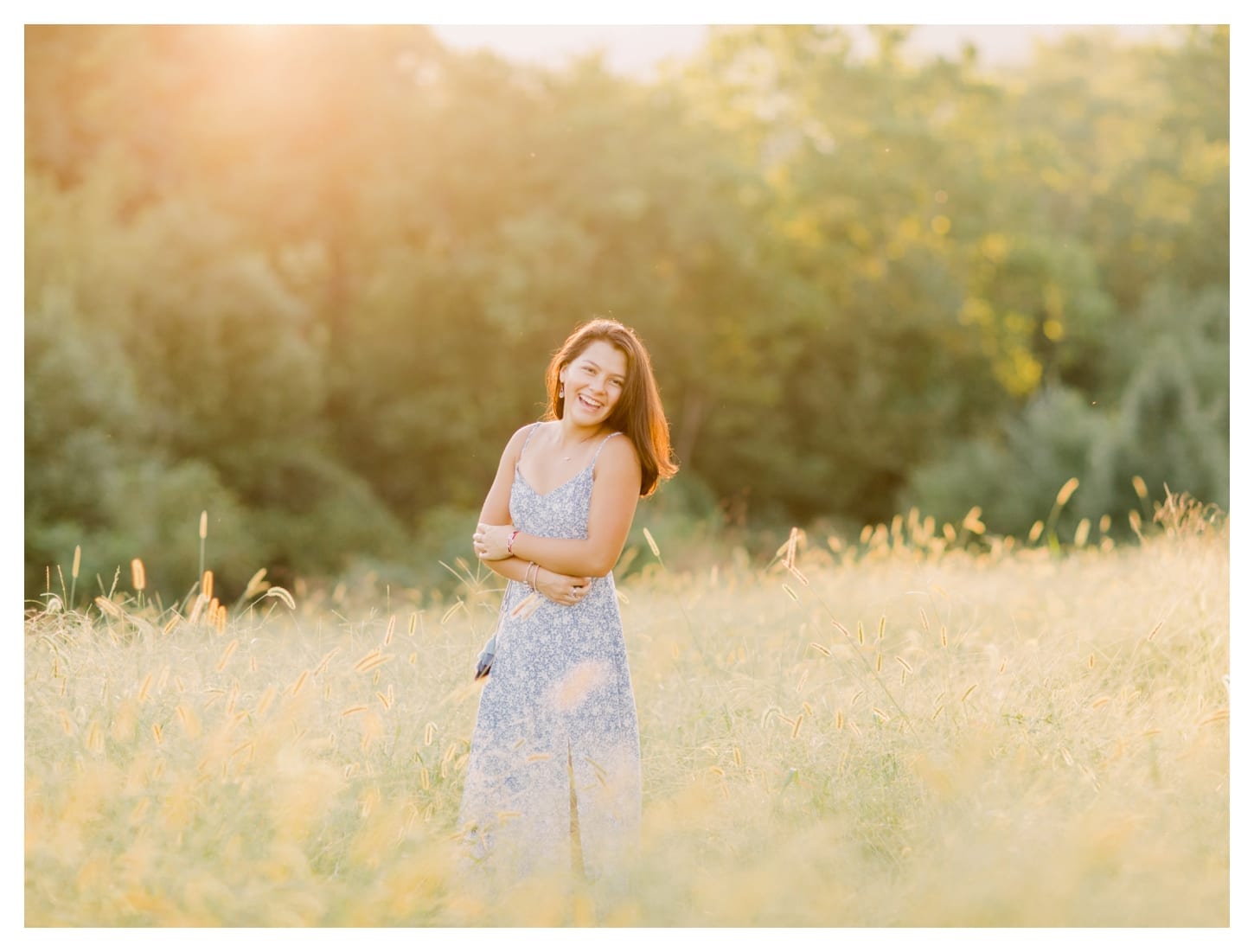 King Family Vineyards senior portrait photographer