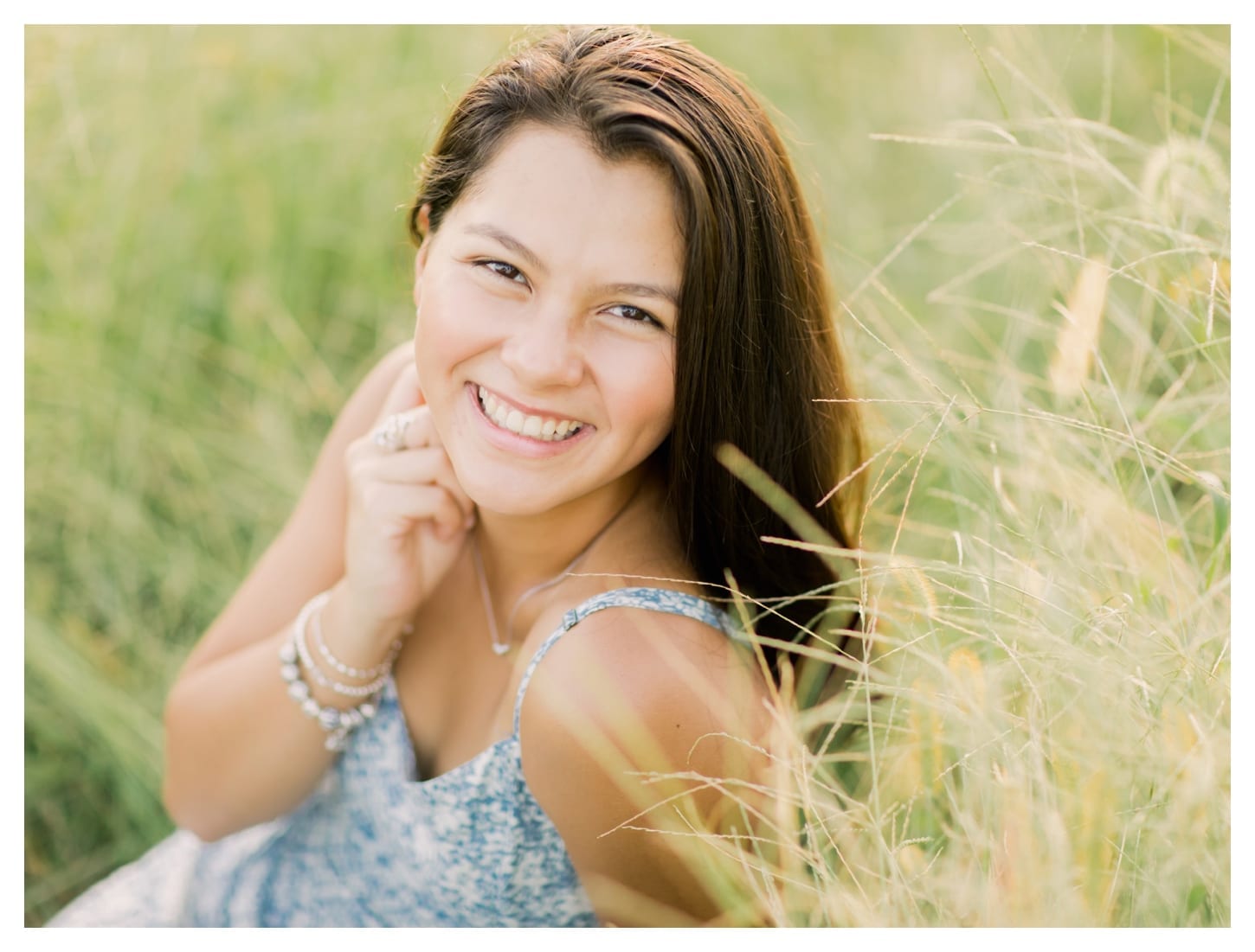 King Family Vineyards senior portrait photographer