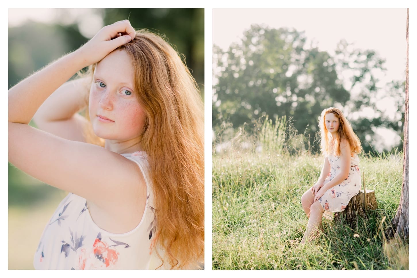 Montpelier senior portrait photographer