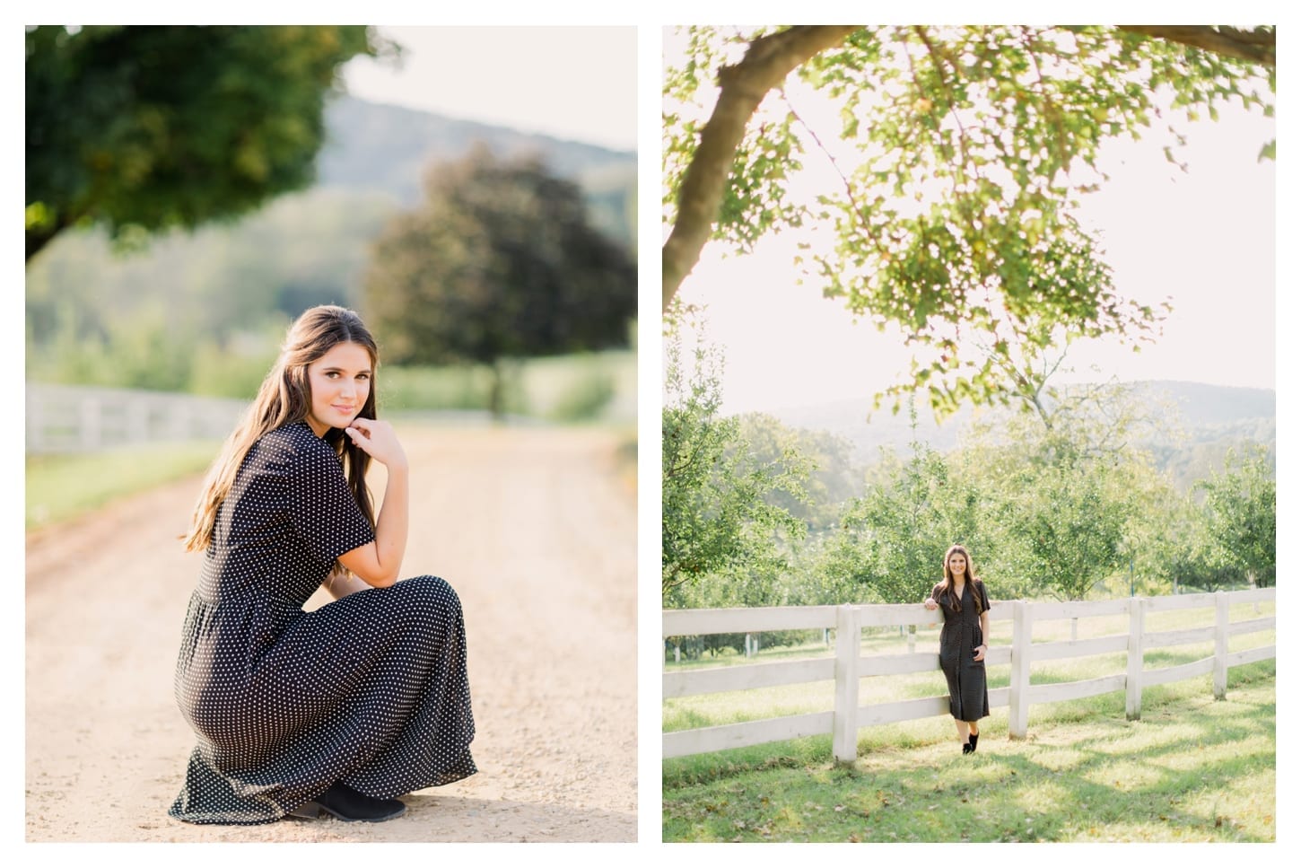 Castle Hill Cider senior portrait photographer