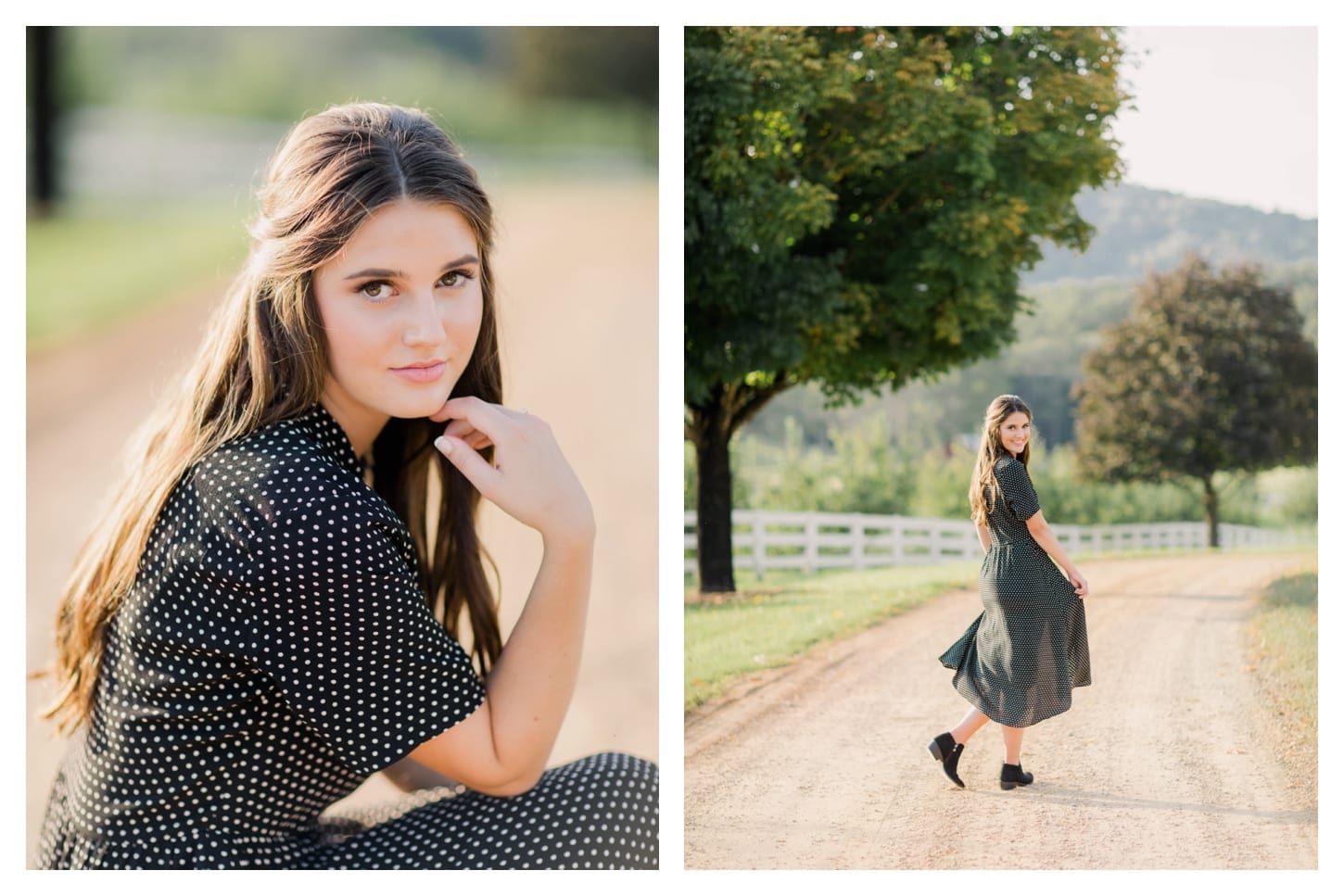 Castle Hill Cider senior portrait photographer