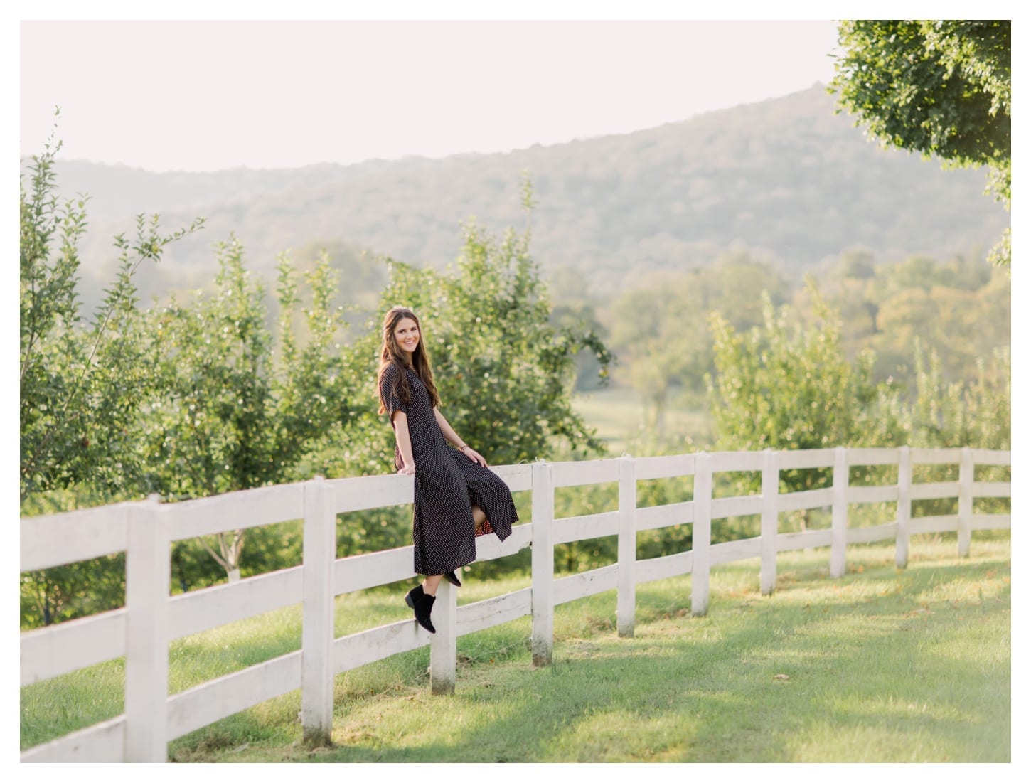 Castle Hill Cider senior portrait photographer