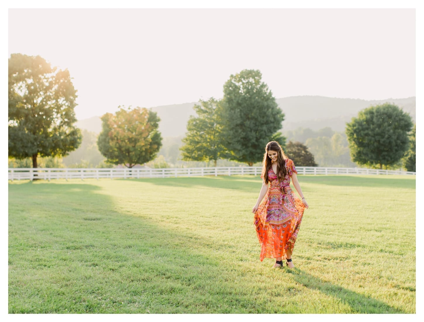 Castle Hill Cider senior portrait photographer