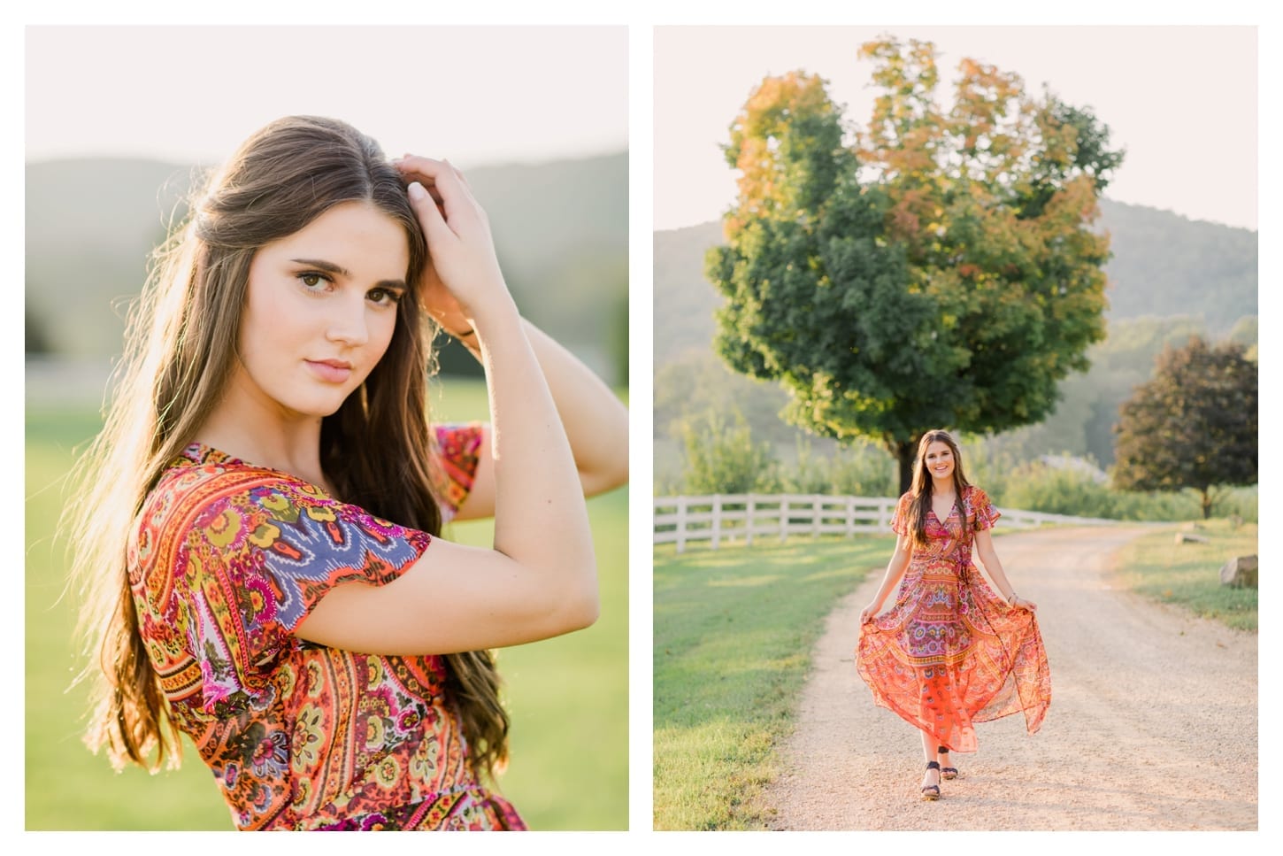 Castle Hill Cider senior portrait photographer