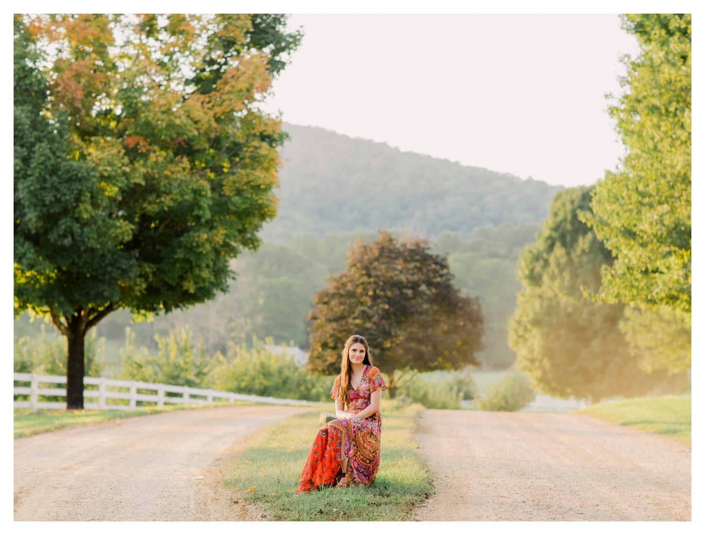 Castle Hill Cider senior portrait photographer