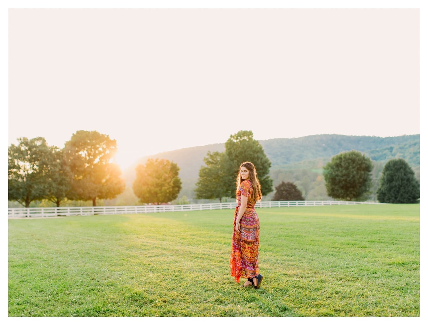 Castle Hill Cider senior portrait photographer