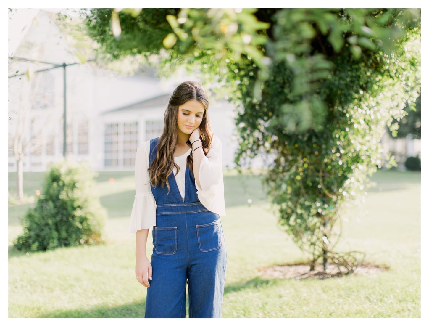 Castle Hill Cider senior portrait photographer