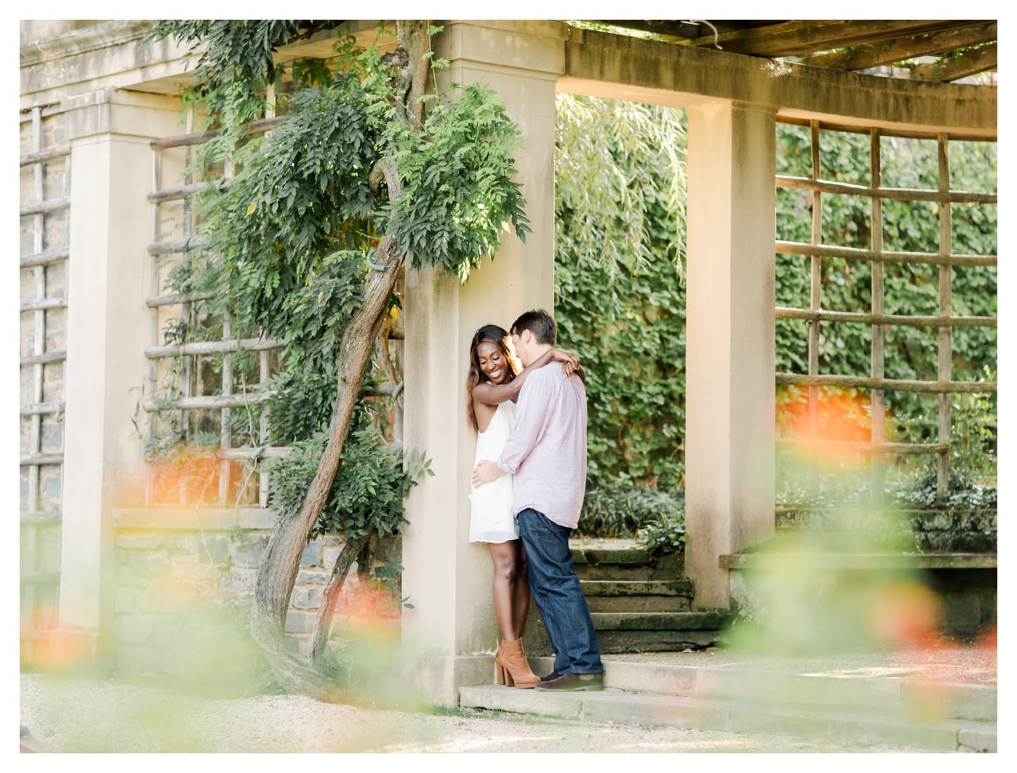 Dumbarton Oaks engagement photographer