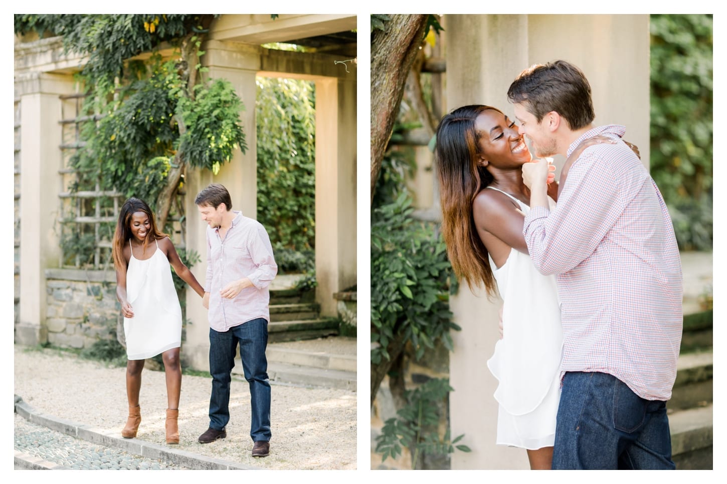 Dumbarton Oaks engagement photographer