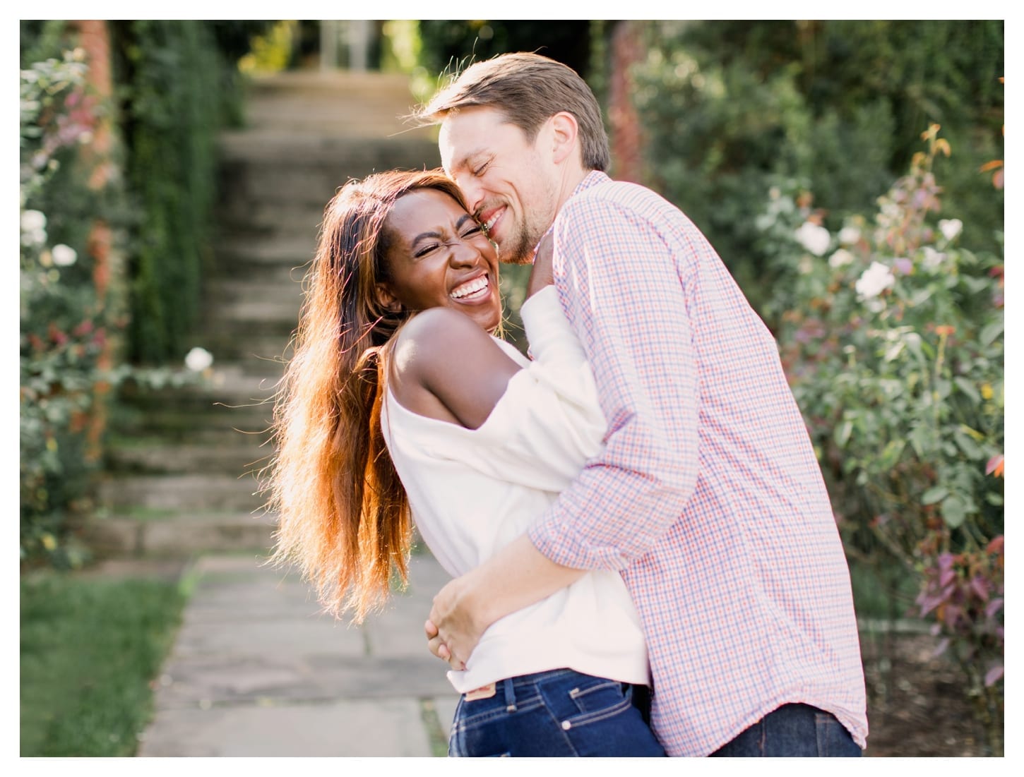 Dumbarton Oaks engagement photographer