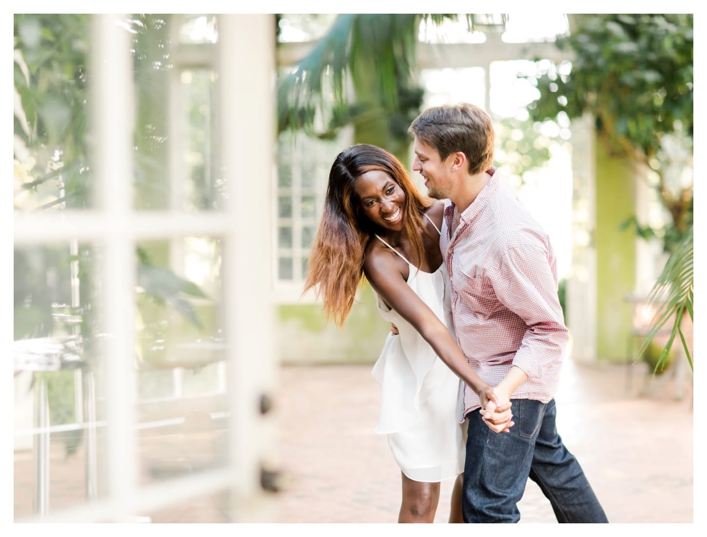 Dumbarton Oaks engagement photographer