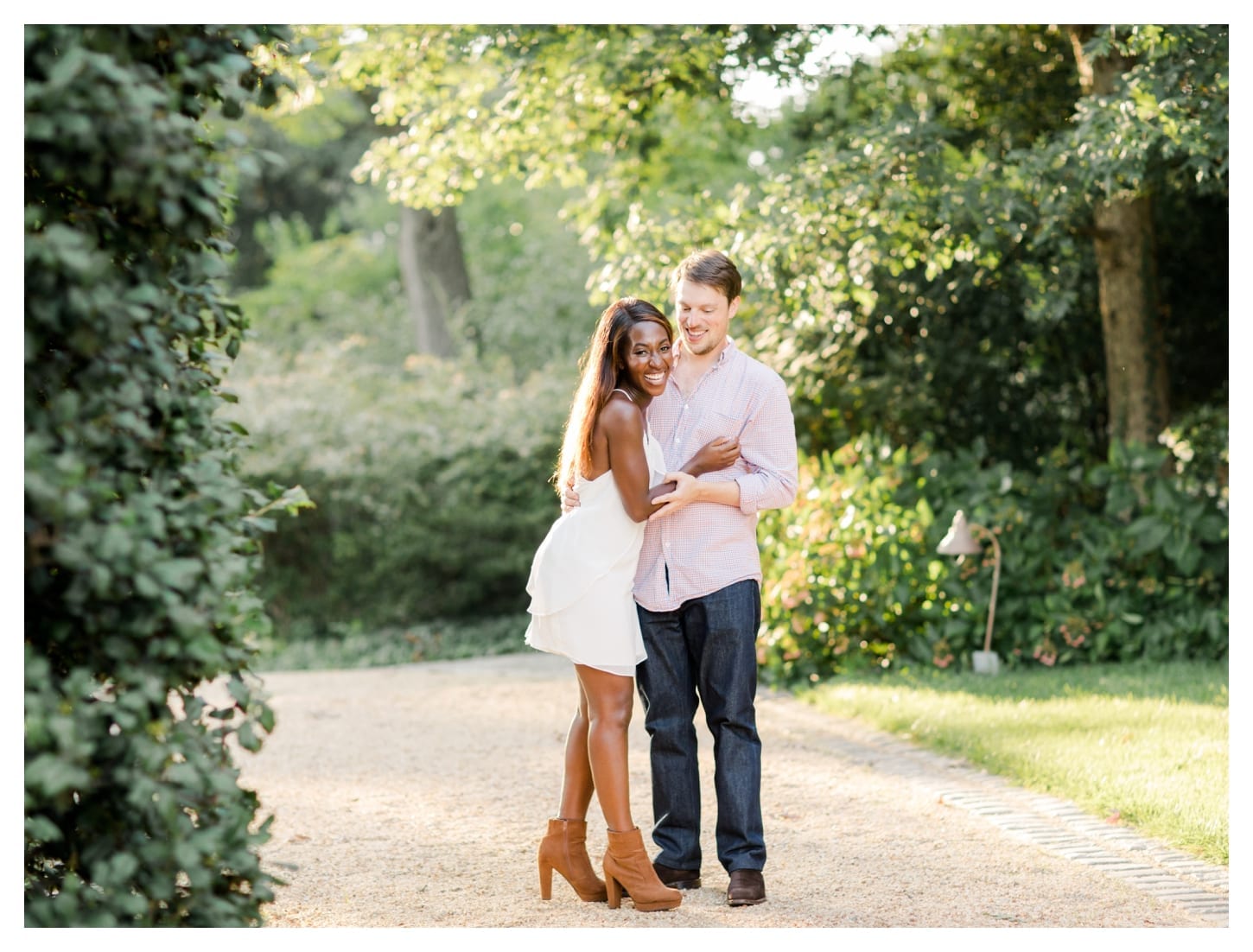 Dumbarton Oaks engagement photographer