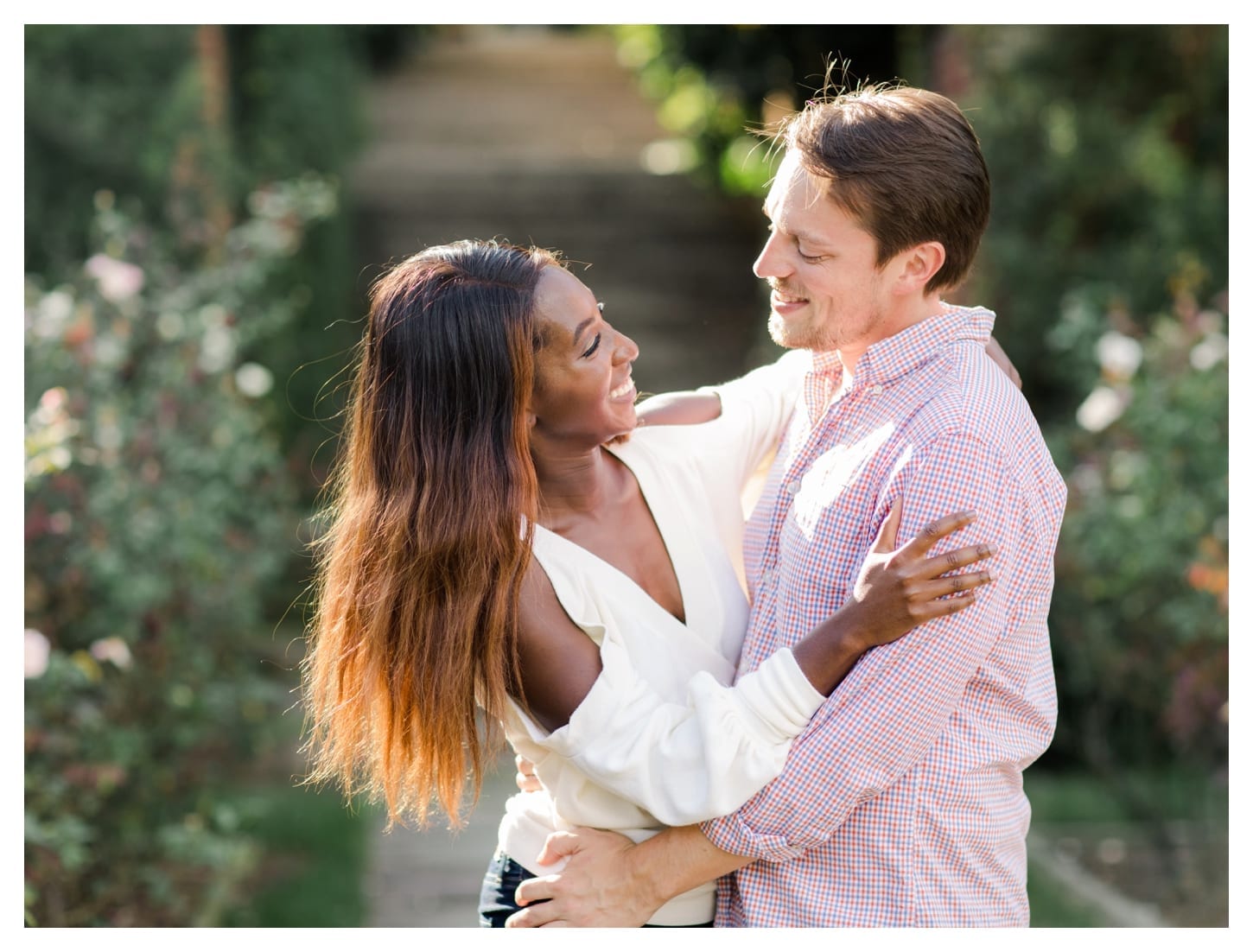 Dumbarton Oaks engagement photographer