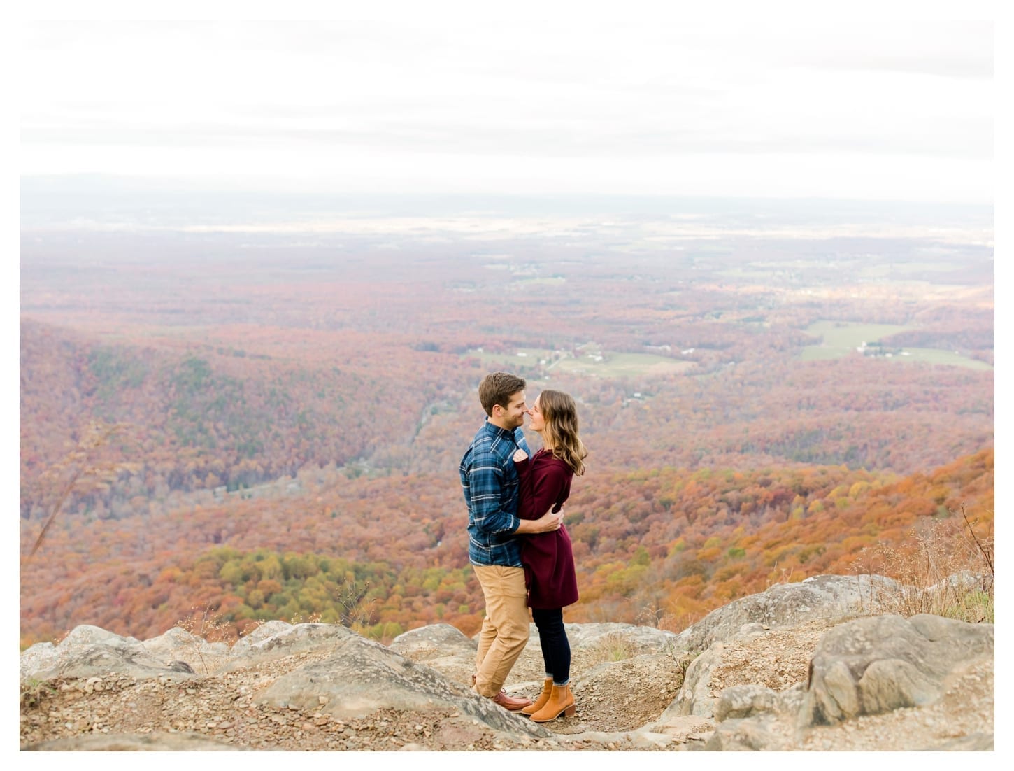 Blue Ridge Parkway engagement photographer