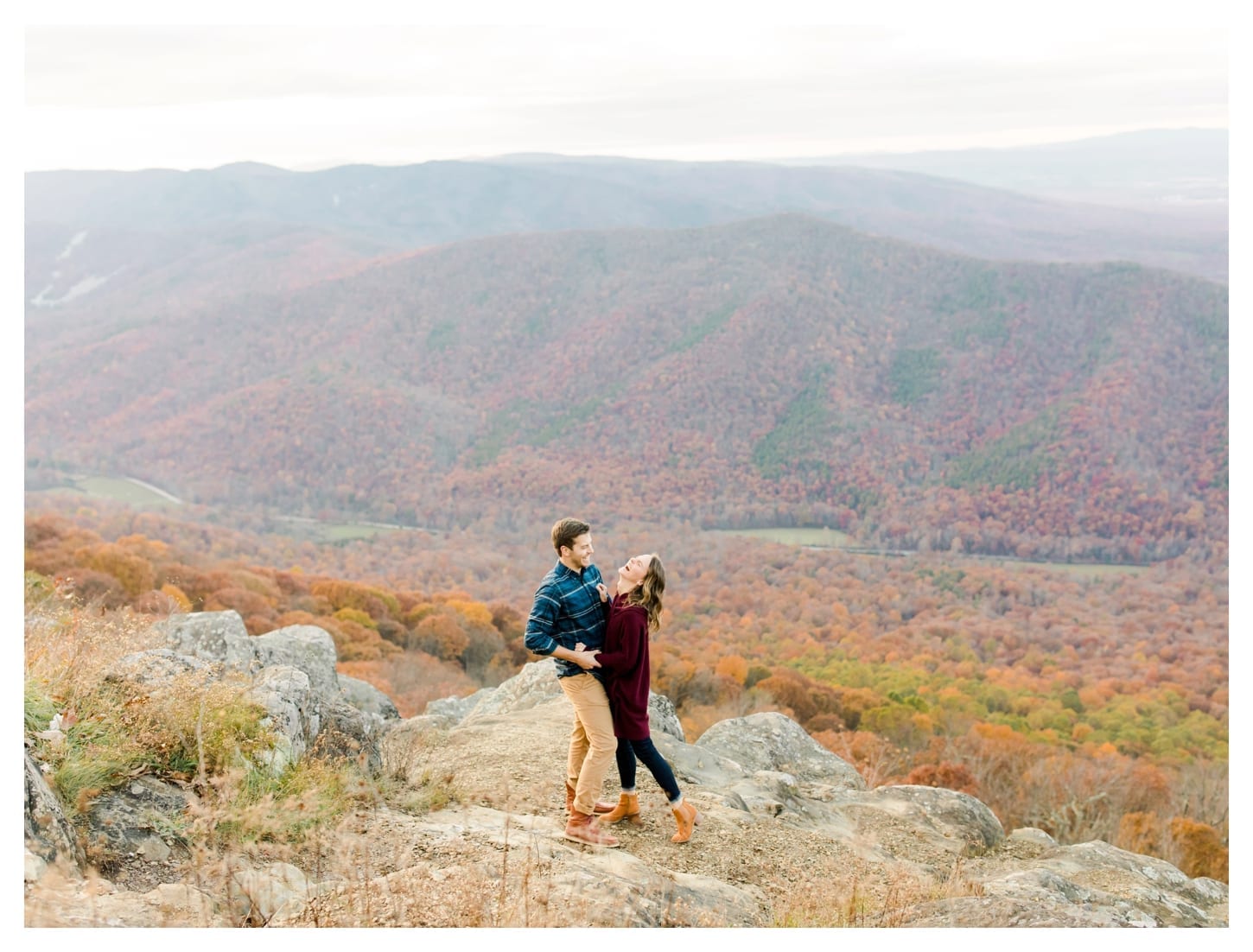 Blue Ridge Parkway engagement photographer