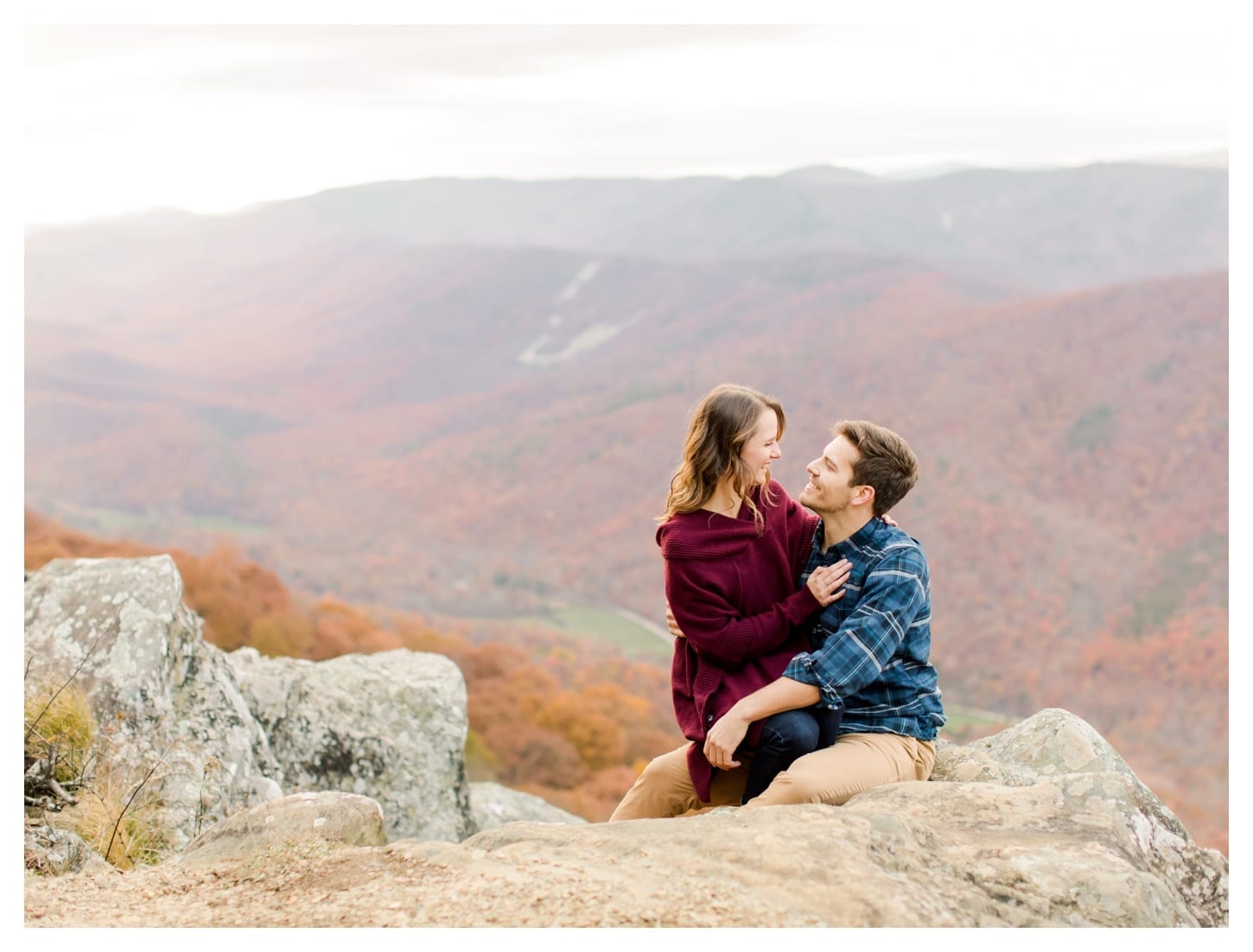 Blue Ridge Parkway engagement photographer