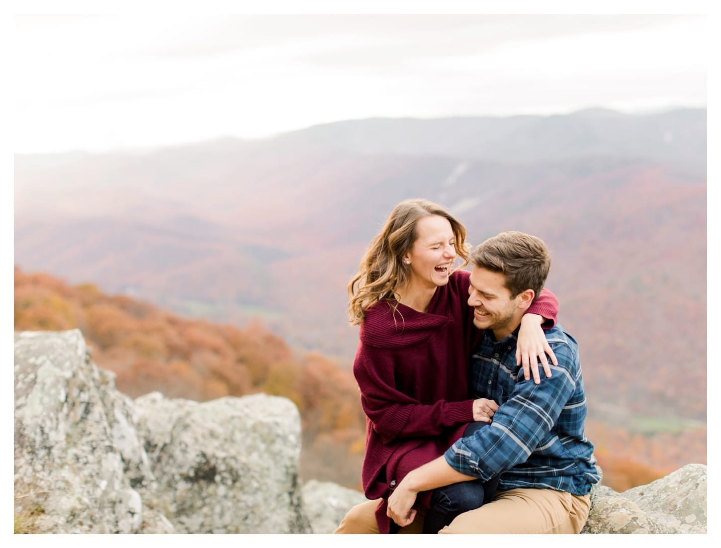 Blue Ridge Parkway engagement photographer