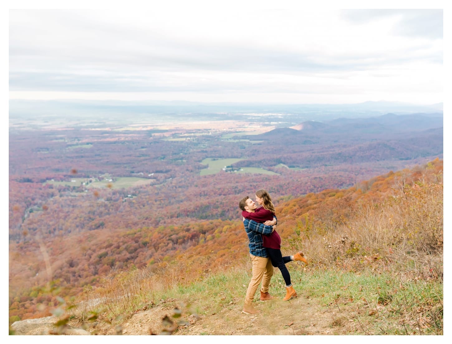 Blue Ridge Parkway engagement photographer