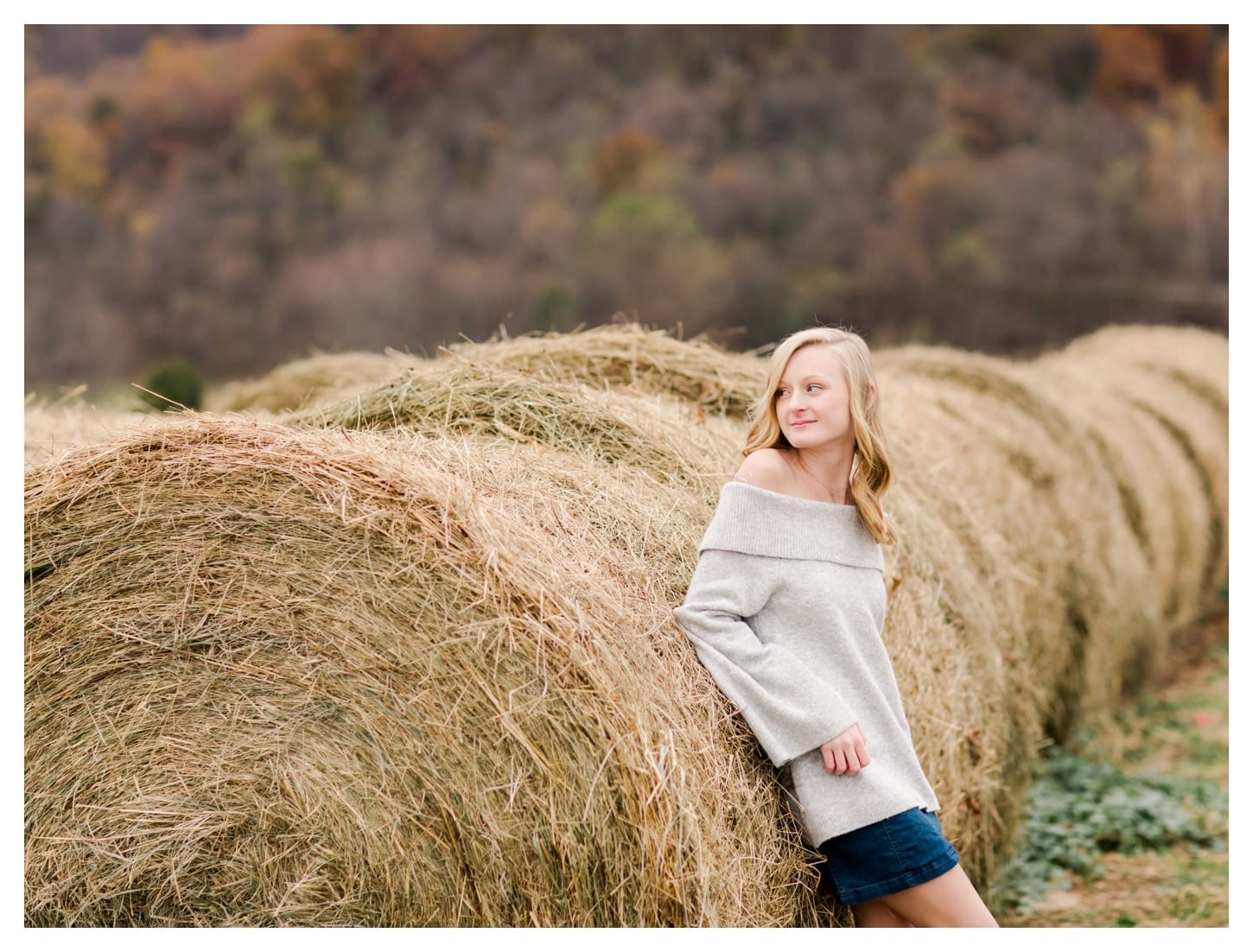 Chiles Peach Orchard senior portrait photographer