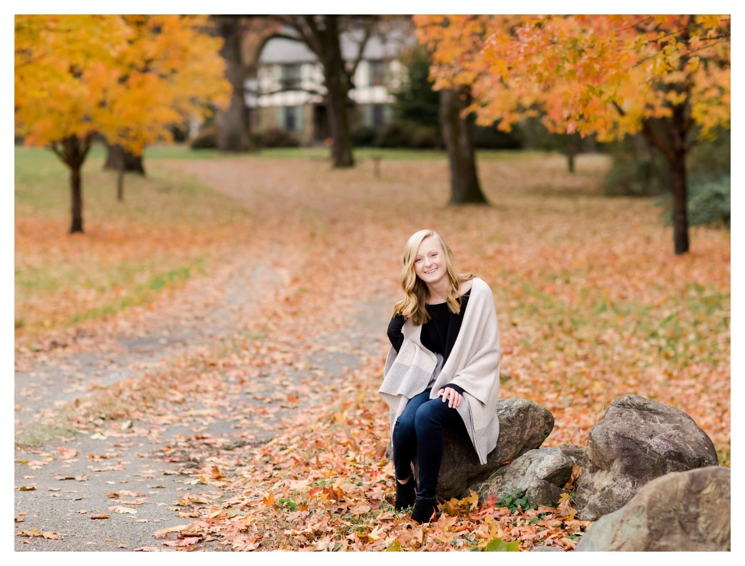 Chiles Peach Orchard senior portrait photographer