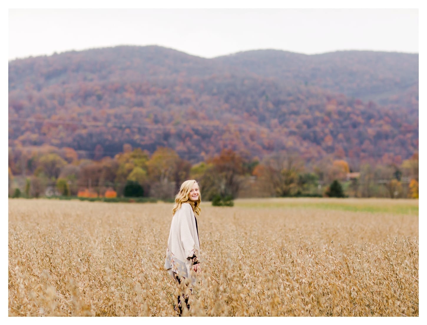 Chiles Peach Orchard senior portrait photographer