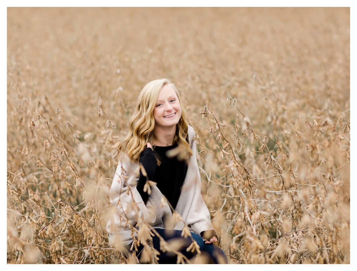 Chiles Peach Orchard senior portrait photographer