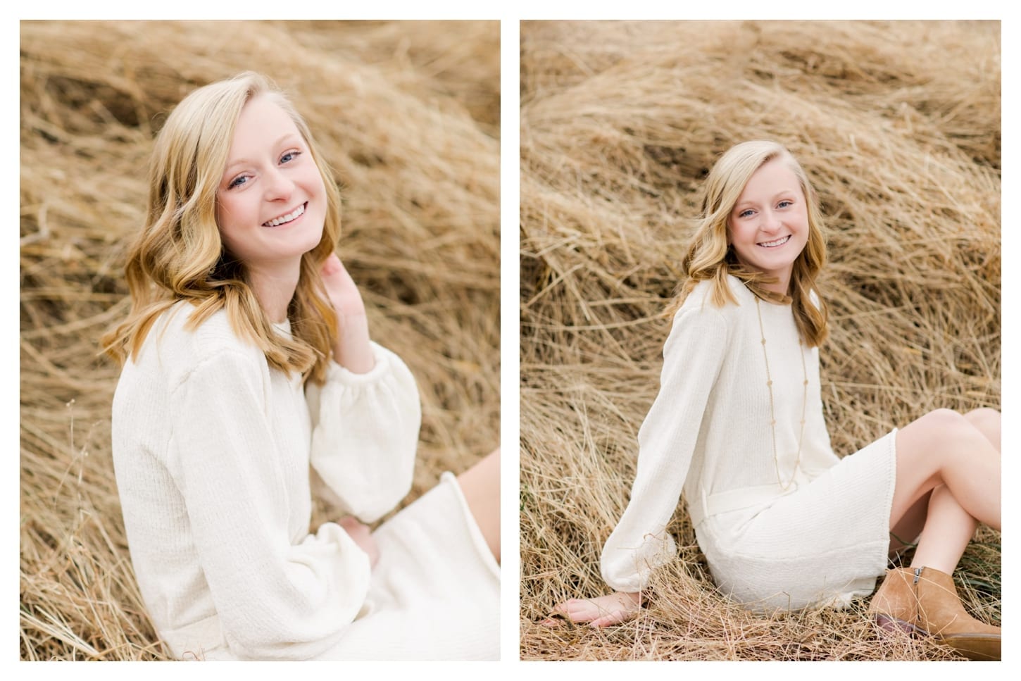 Chiles Peach Orchard senior portrait photographer