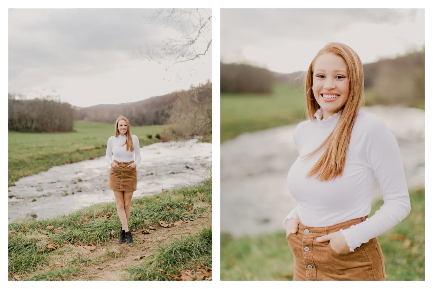 Big Spring Farm senior portrait photographer