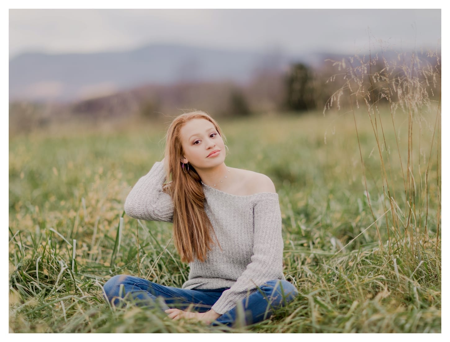 Big Spring Farm senior portrait photographer