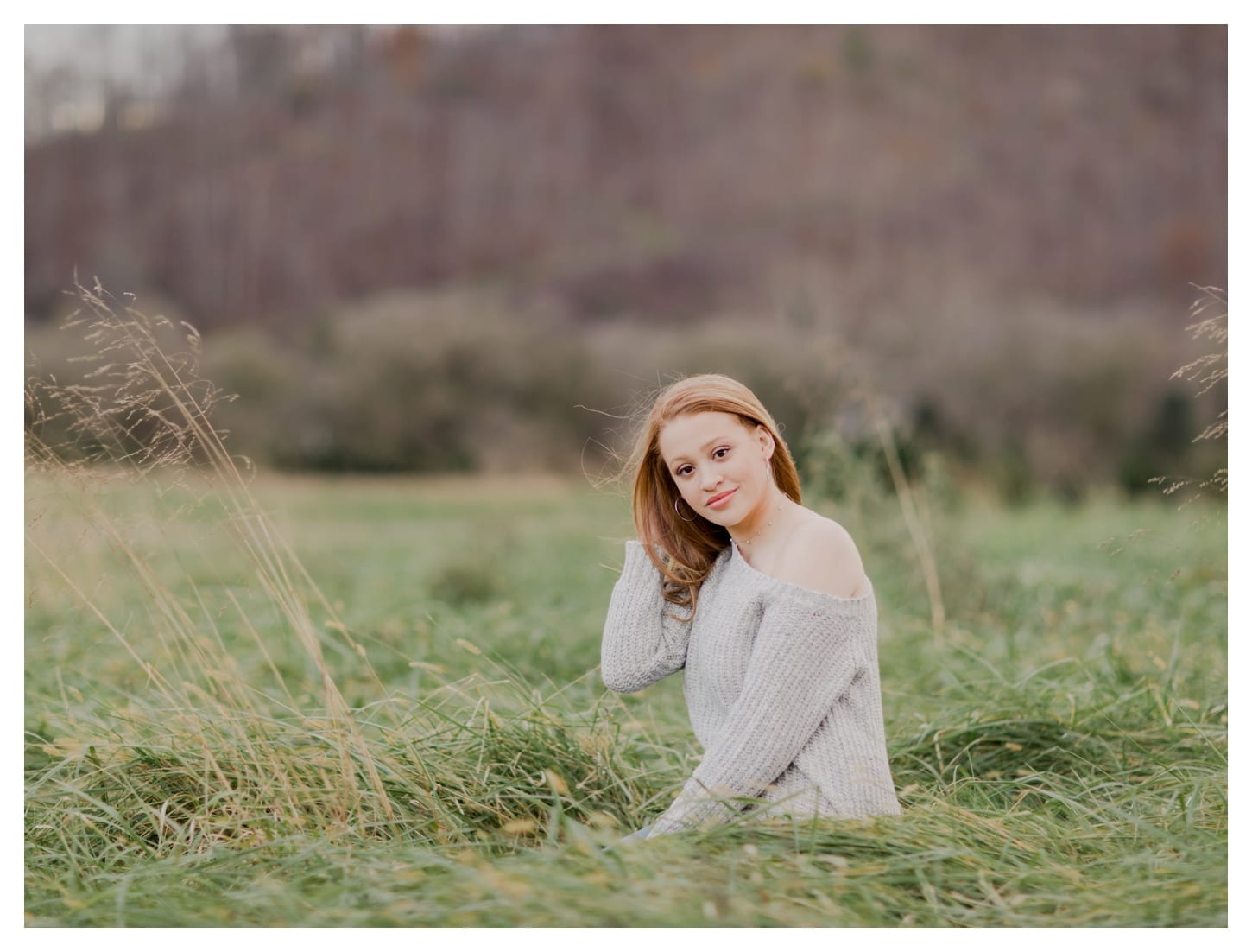 Big Spring Farm senior portrait photographer