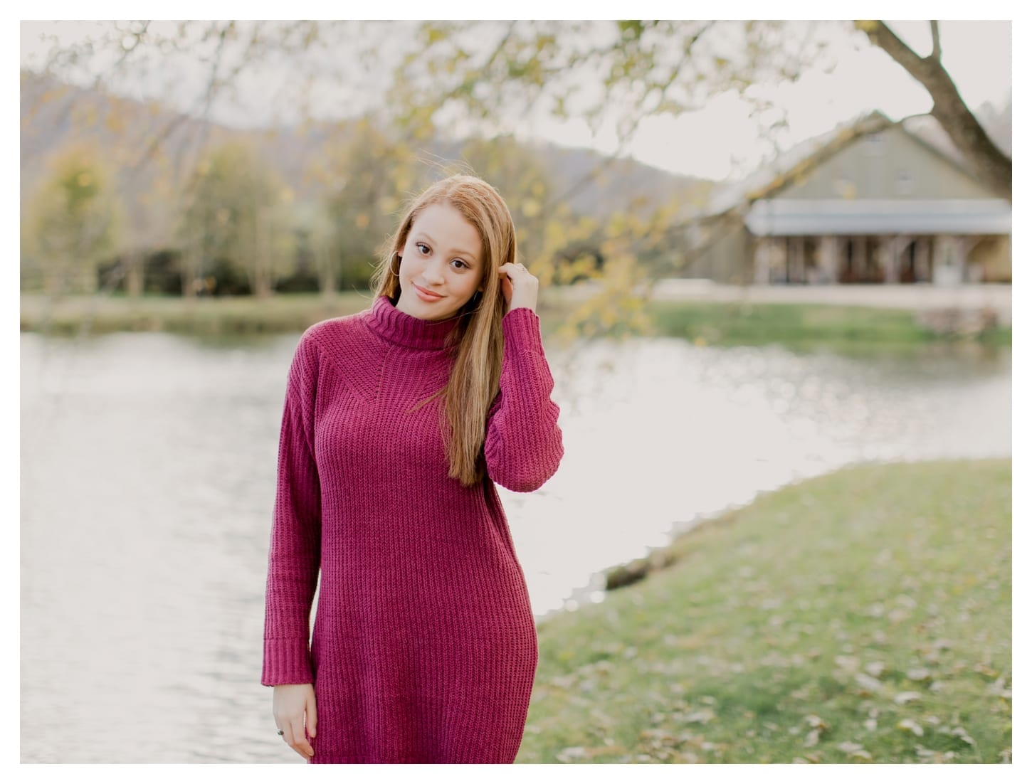 Big Spring Farm senior portrait photographer