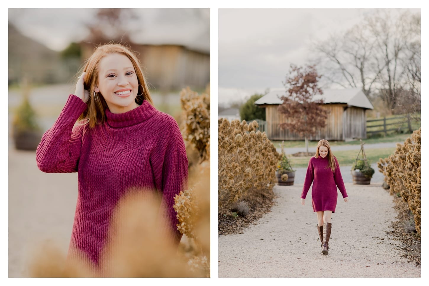 Big Spring Farm senior portrait photographer