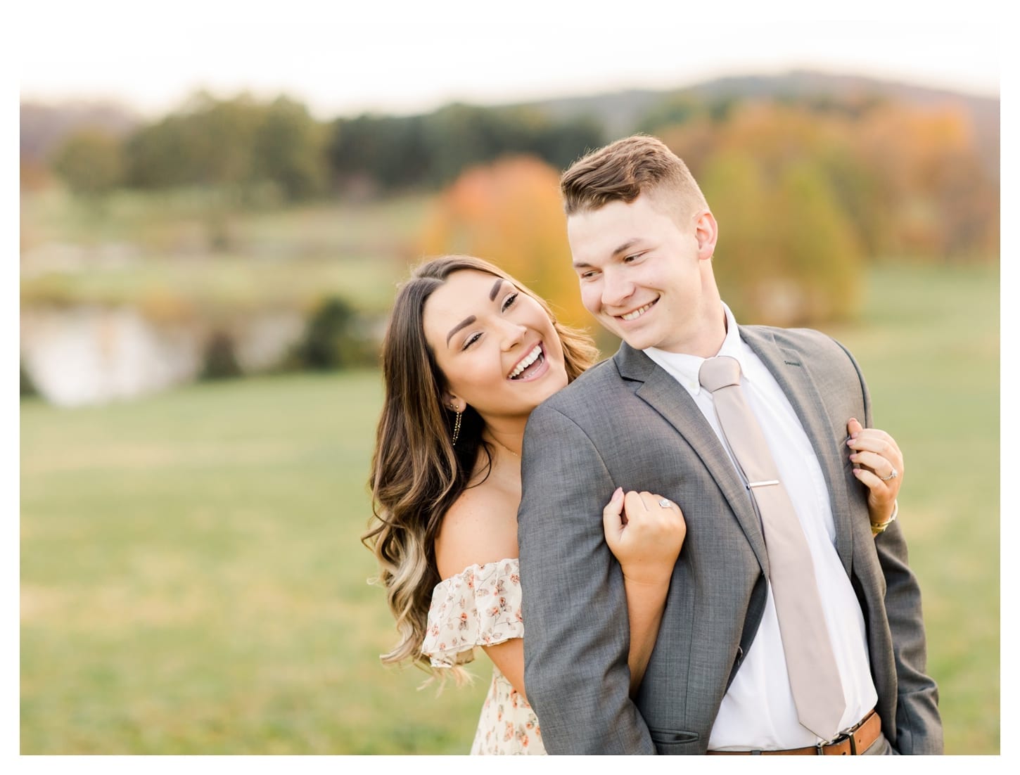 Albemarle Estate At Trump Winery Engagement Photographer